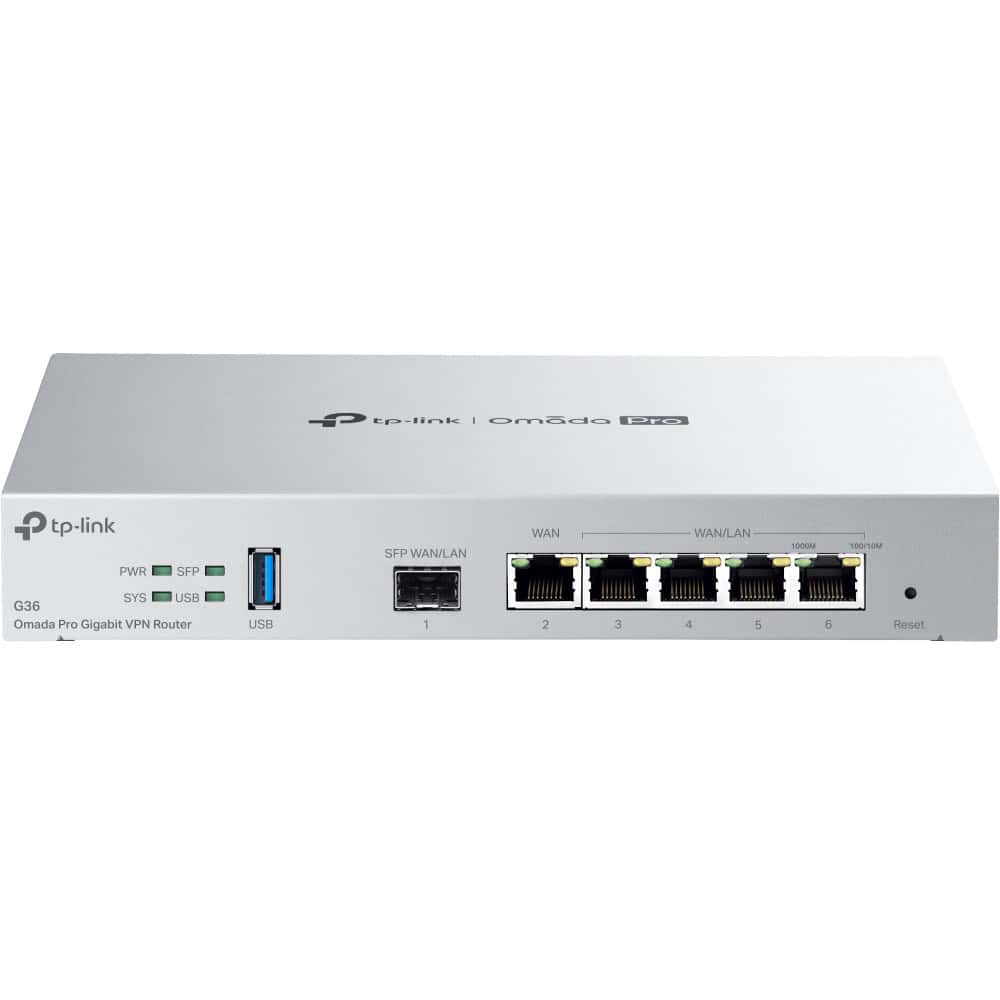 TP-Link Omada Pro G36 bedrade router Gigabit Ethernet Grijs (G36) thumbnail