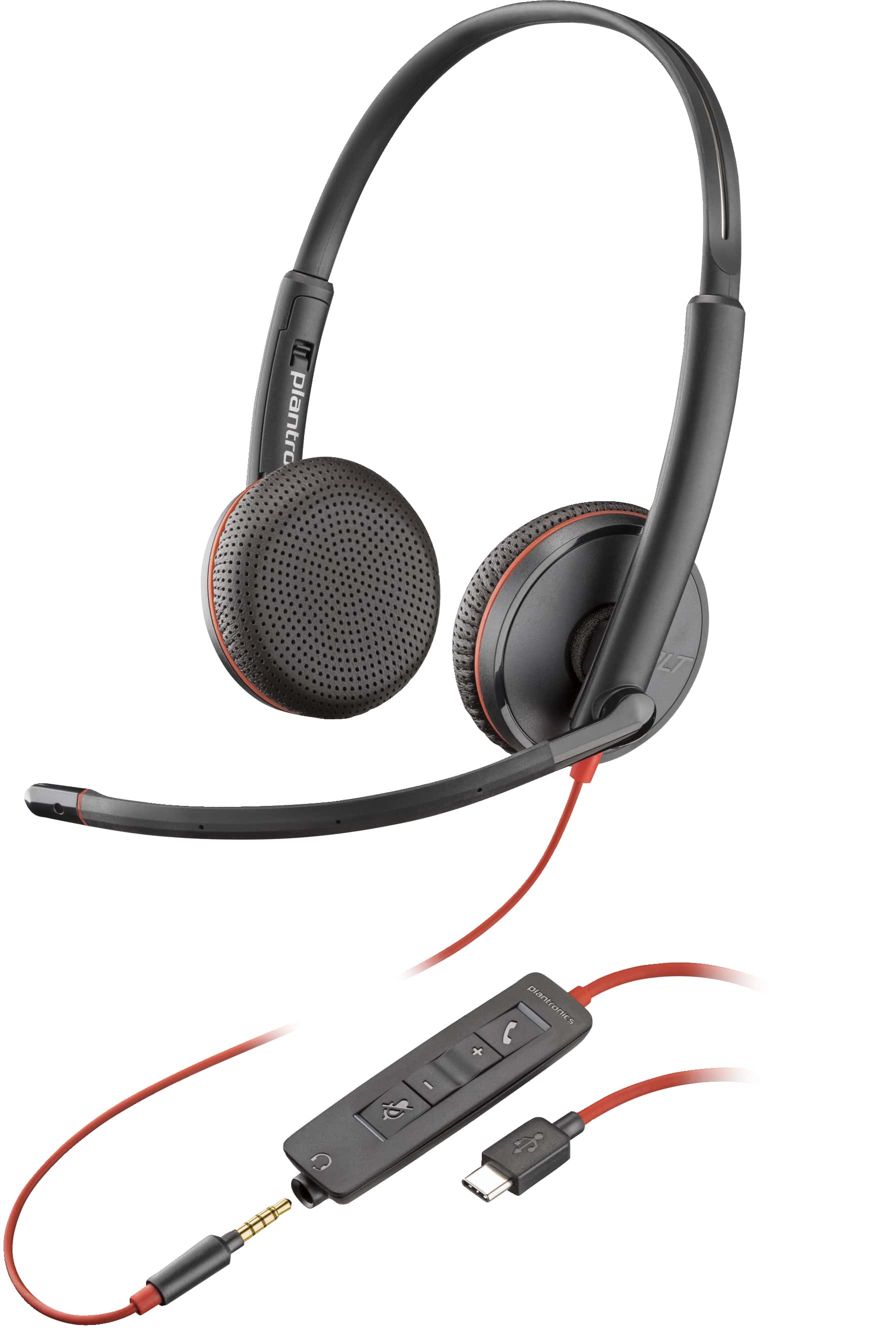 POLY Blackwire C3225 stereo USB-C-headset (bulk) (80S04A6) thumbnail