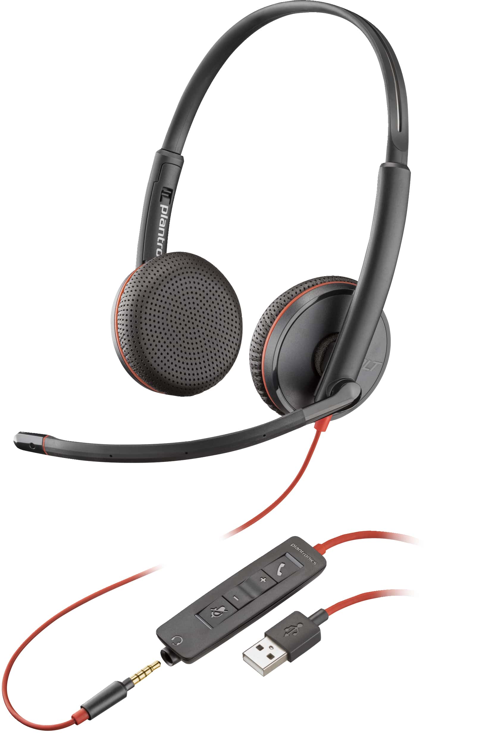 POLY Blackwire 3225 stereo USB-A-headset (bulk) (80S11A6) thumbnail