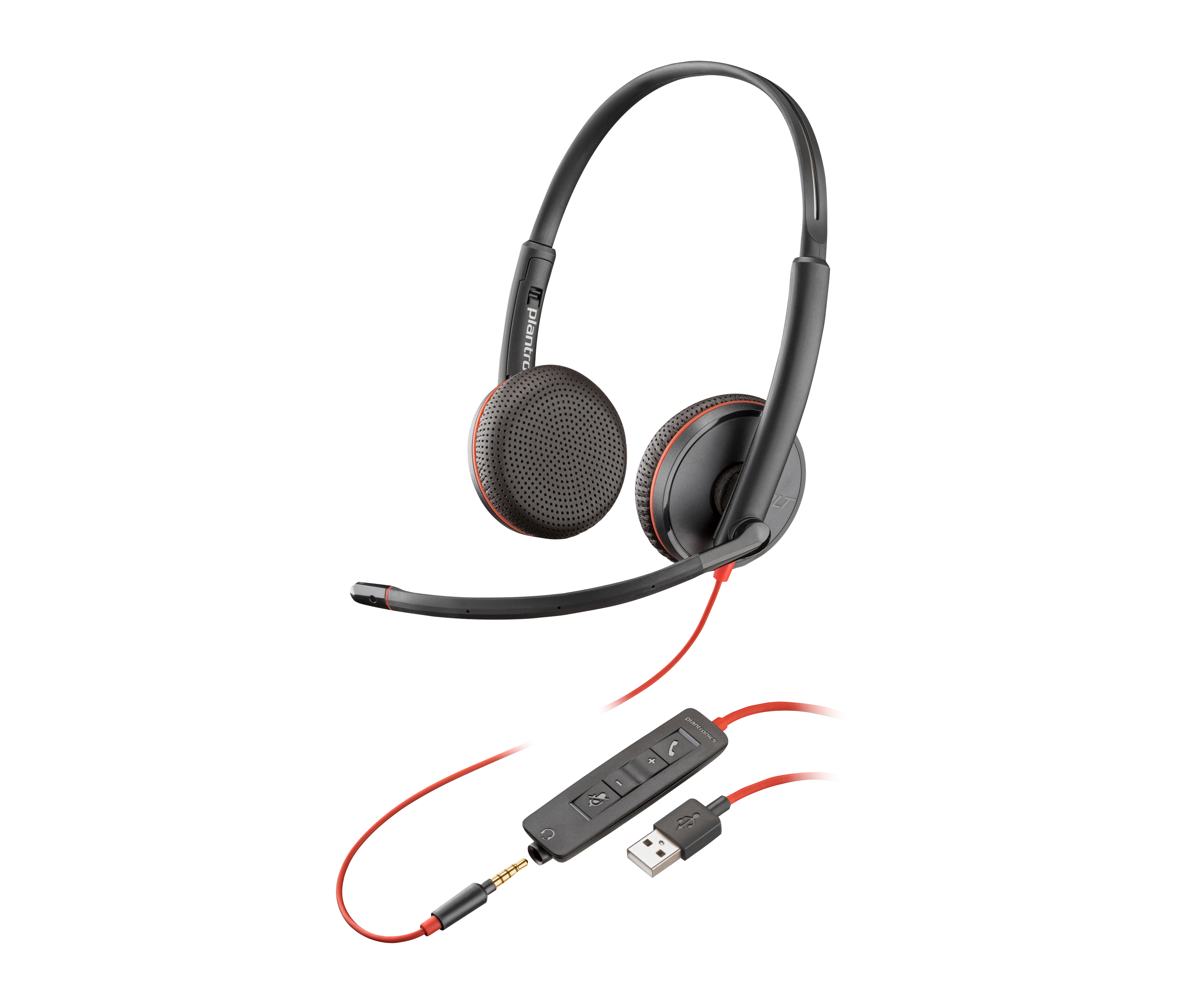 HP Poly Poly Blackwire 3225 stereo USB-A-headset (bulk) (80S11A6) thumbnail