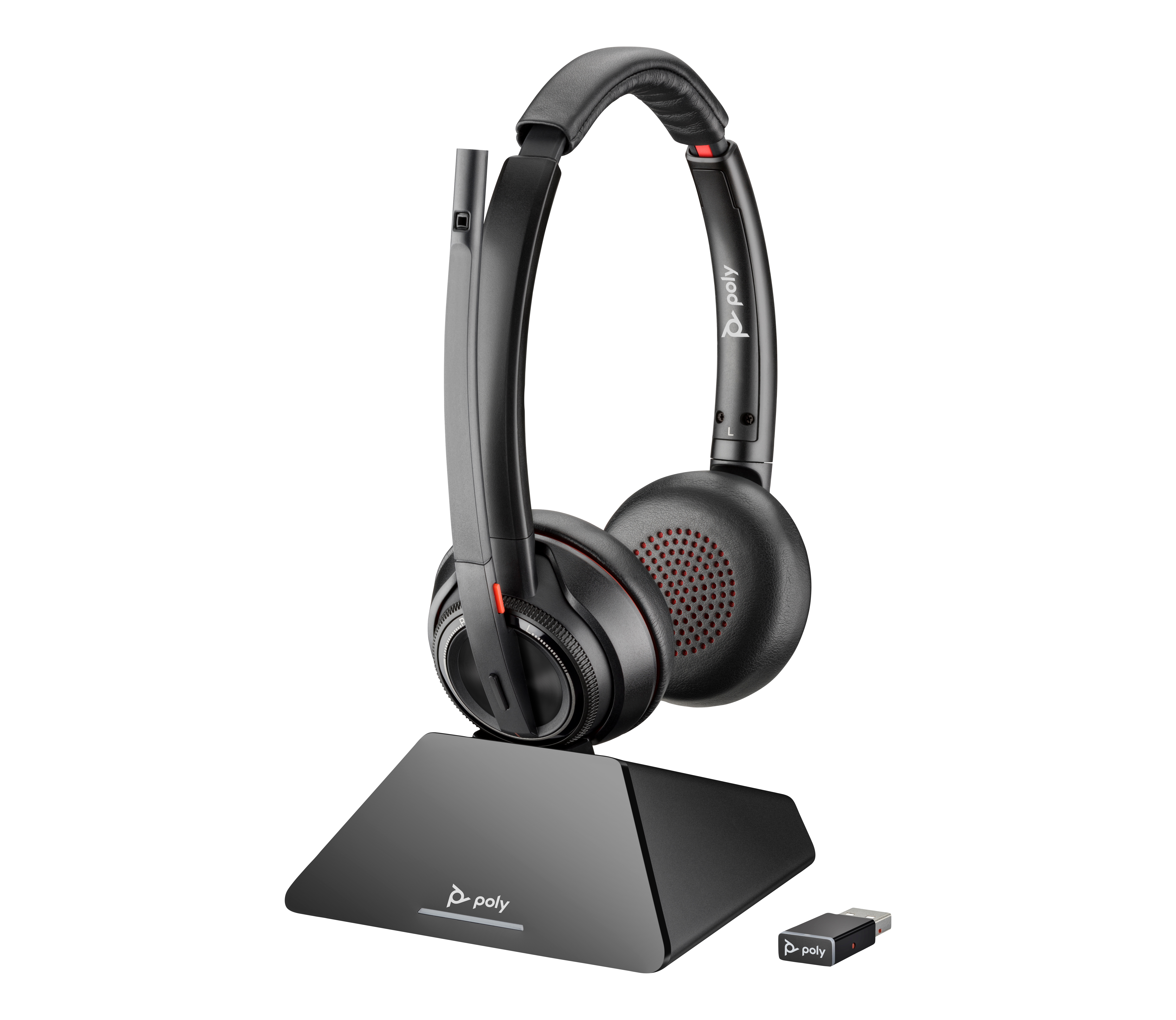 HP Poly Savi 8220 UC Microsoft Teams Certified DECT 1880-1900 MHz USB-A Headset (8D3F5AA#ABB) thumbnail