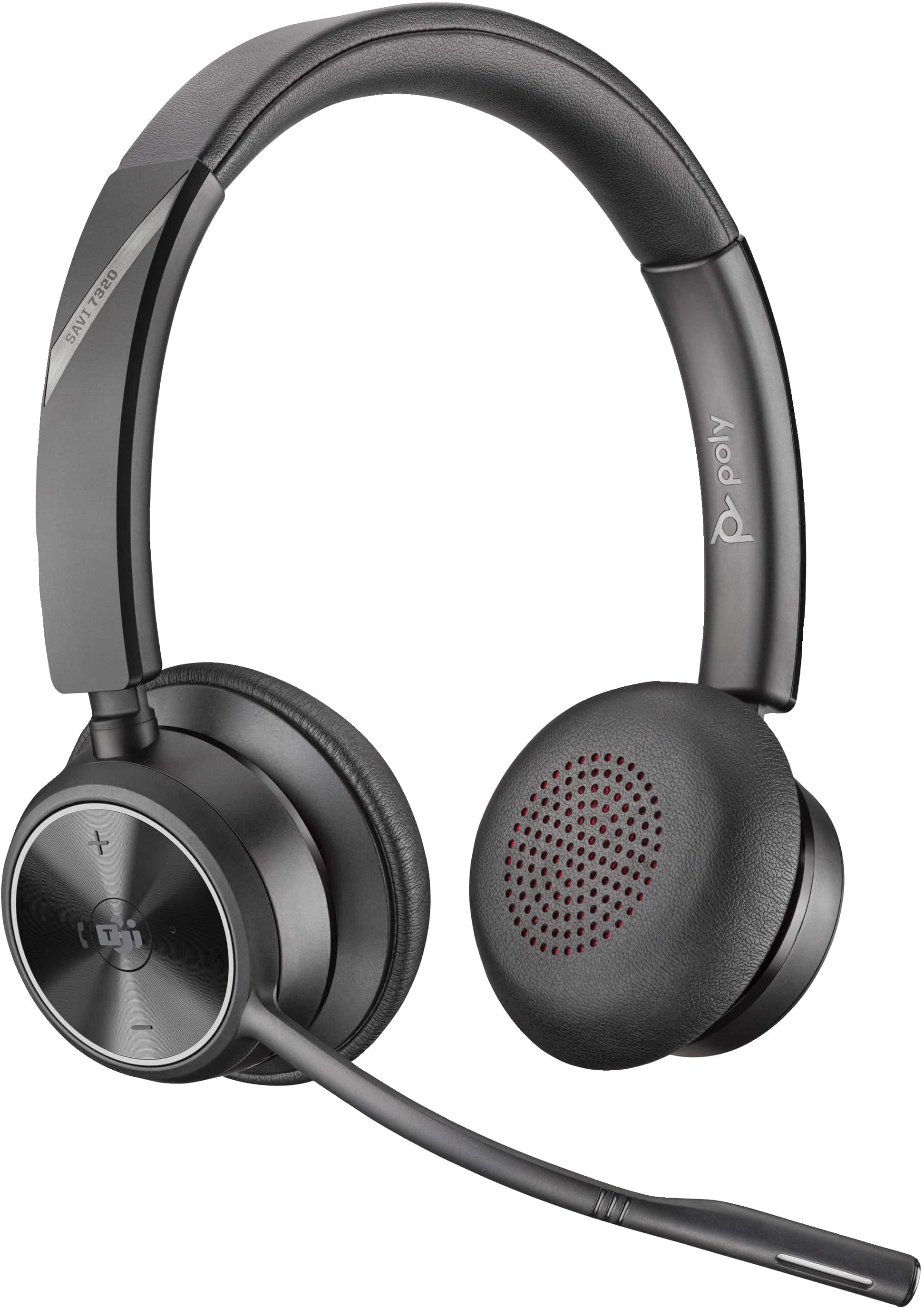 POLY Savi 7320-M Office Stereo DECT 1880-1900 MHz Headset (8D3J6AA#ABB) thumbnail