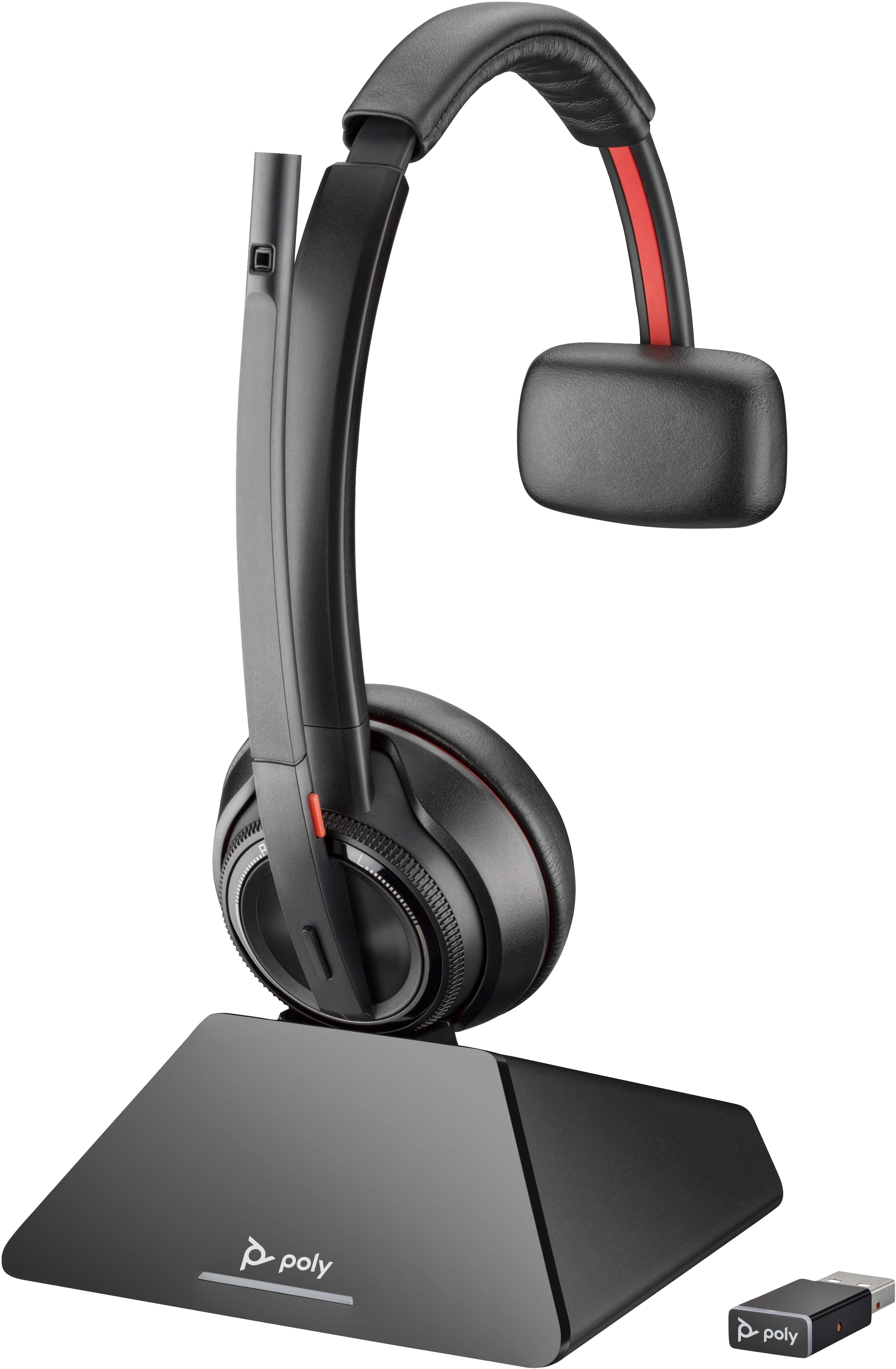POLY Savi 8210-M Office DECT 1880-1900 MHz Single Ear Headset (8D3J8AA#ABB) thumbnail