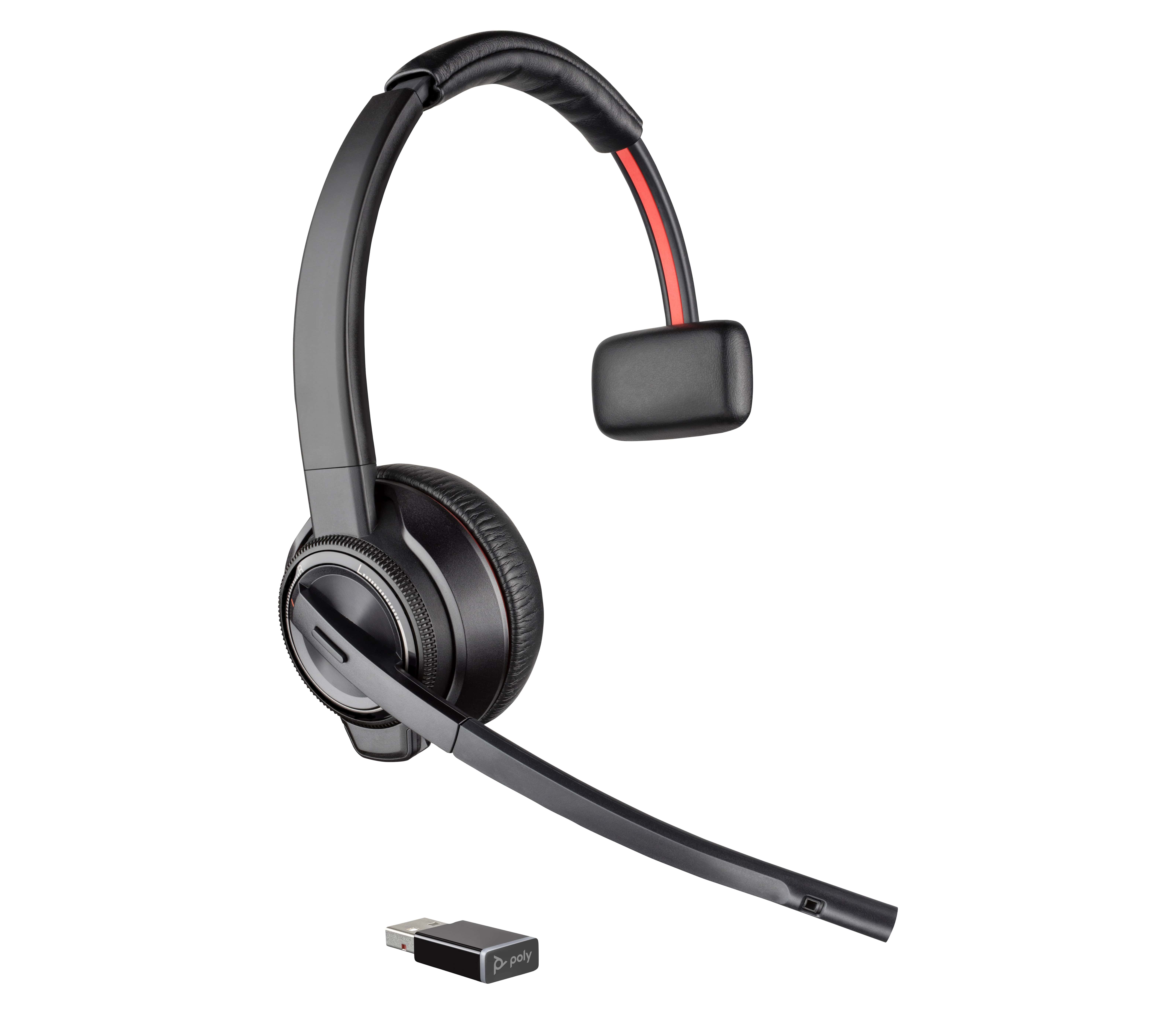 HP Poly Savi 8210-M Office DECT 1880-1900 MHz Single Ear Headset (8D3J8AA#ABB) thumbnail