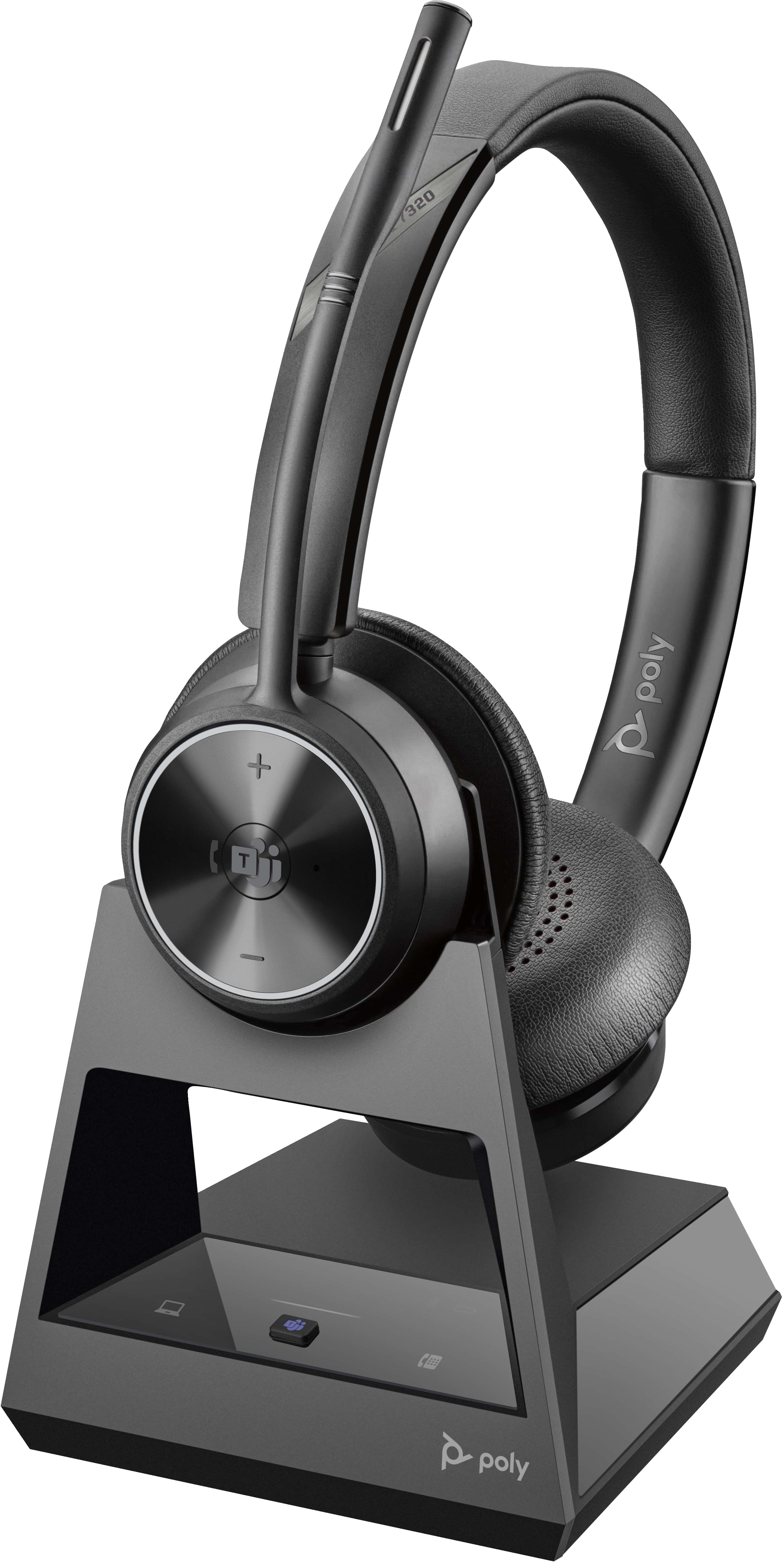 POLY Savi 7320 UC Stereo Microsoft Teams Certified DECT 1880-1900 MHz Headset (8L553AA#ABB) thumbnail