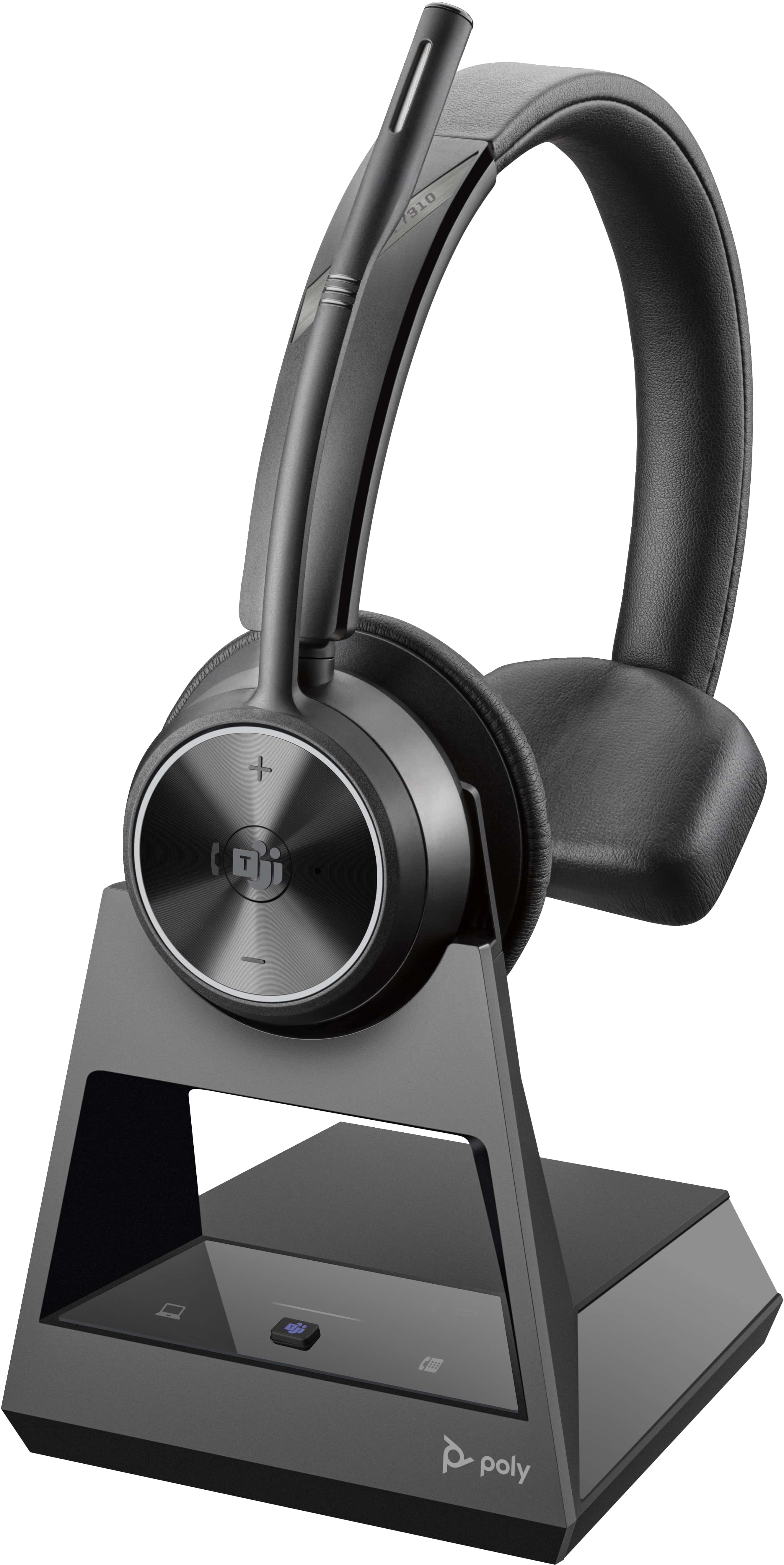 POLY Savi 7310 UC Monaural Microsoft Teams Certified DECT 1880-1900 MHz Headset (8L575AA#ABB) thumbnail