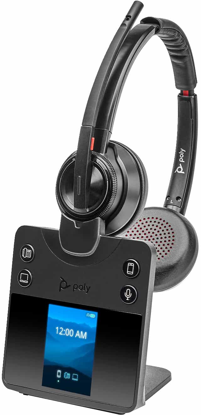POLY Savi 8420 Office Stereo DECT 1880-1900 MHz Headset (8L5B2AA#ABB) thumbnail