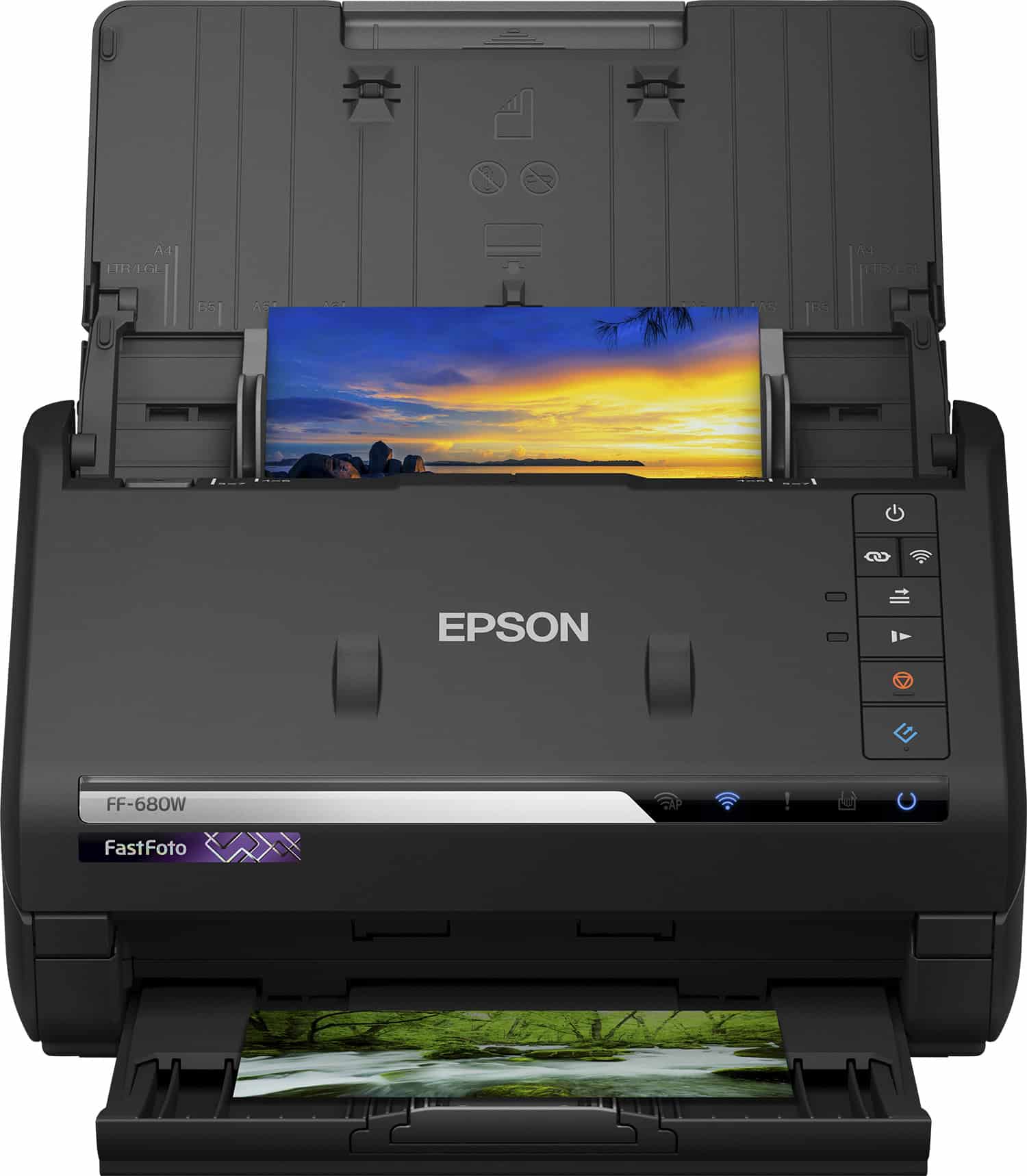 Epson FastFoto FF-680W snelle A4-fotoscanner met automatische invoer en Wi-Fi-connectiviteit (B11B237401) thumbnail