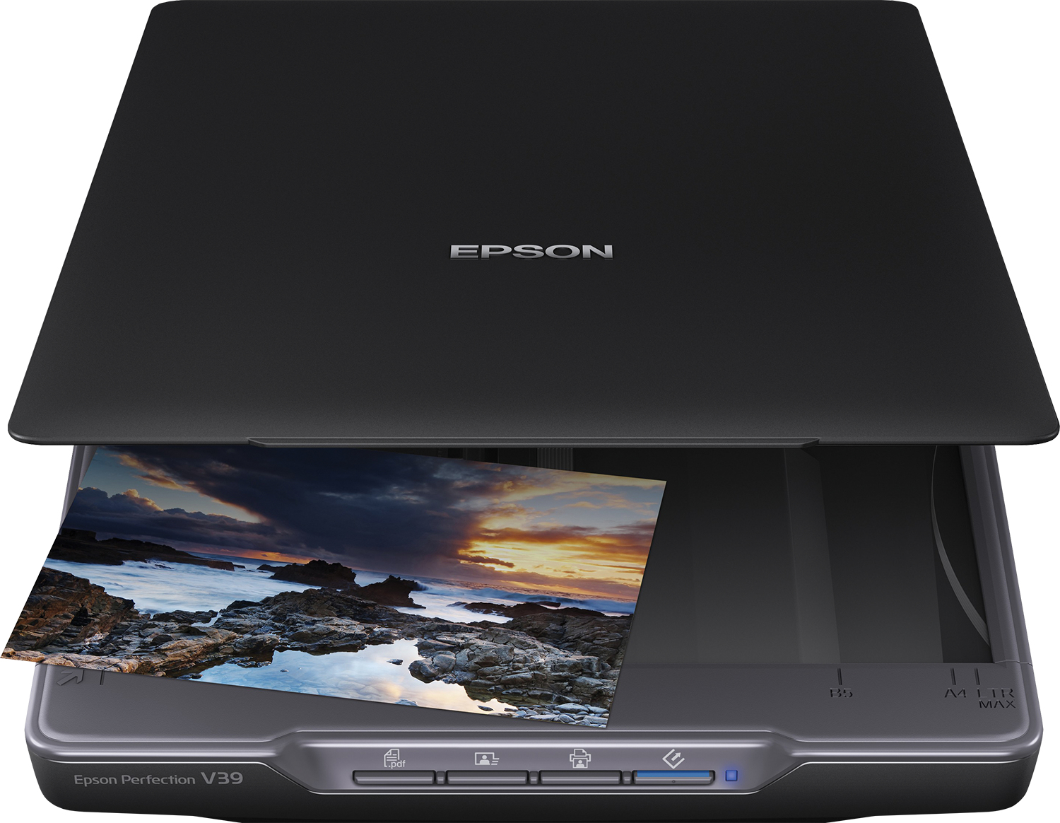 Epson Perfection V39II A4 flatbed foto- en documentscanner met standaard (B11B268401) thumbnail