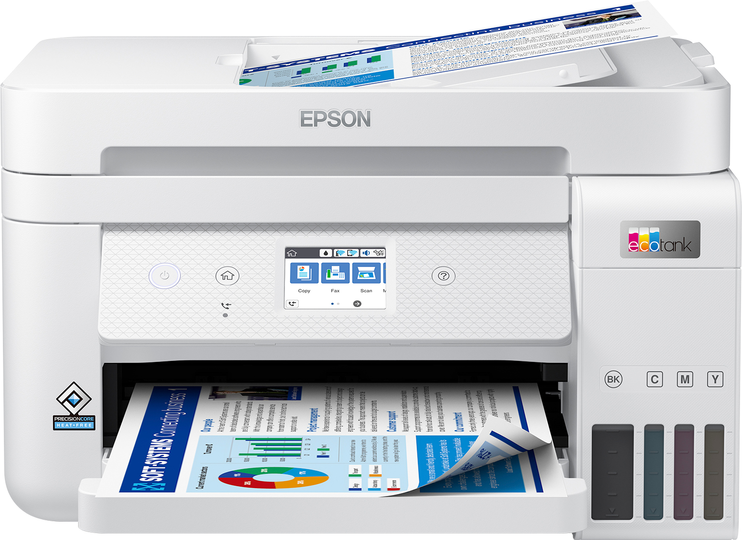Epson EcoTank ET-4856 A4 multifunctionele Wi-Fi-printer met inkttank, inclusief tot 3 jaar inkt (C11CJ60407) thumbnail
