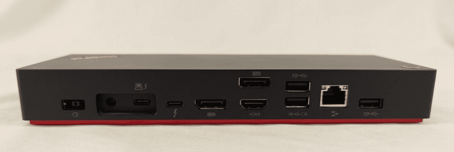 Lenovo ThinkPad Thunderbolt 4 WorkStation Dock - Dockingstation - Thunderbolt 4 - HDMI, 2 x DP, Thunderbolt - 1GbE - 300 Watt -  (40B00300DK) thumbnail