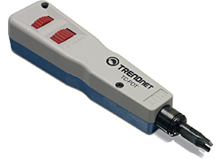 Trendnet TC-PDT Punch Down Tool with 110 and Krone Blade network analyzer Blauw, Wit (TC-PDT) thumbnail