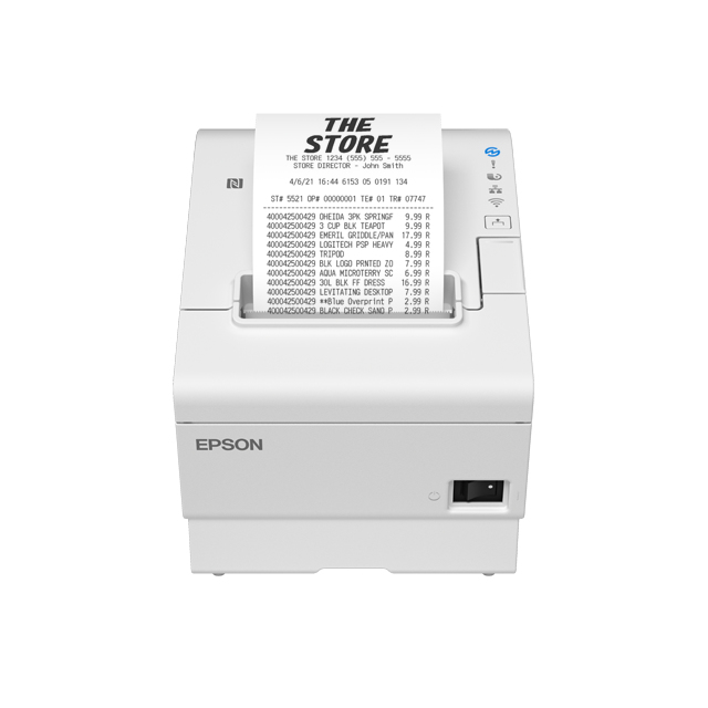 Epson TM-T88VII (111): USB, Ethernet, Serial, PS, White (C31CJ57111) thumbnail