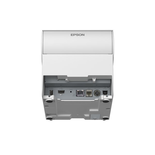 Epson TM-T88VII (151A0): USB, Ethernet, Fixed Interface, PS, UK, White (C31CJ57151A0) thumbnail