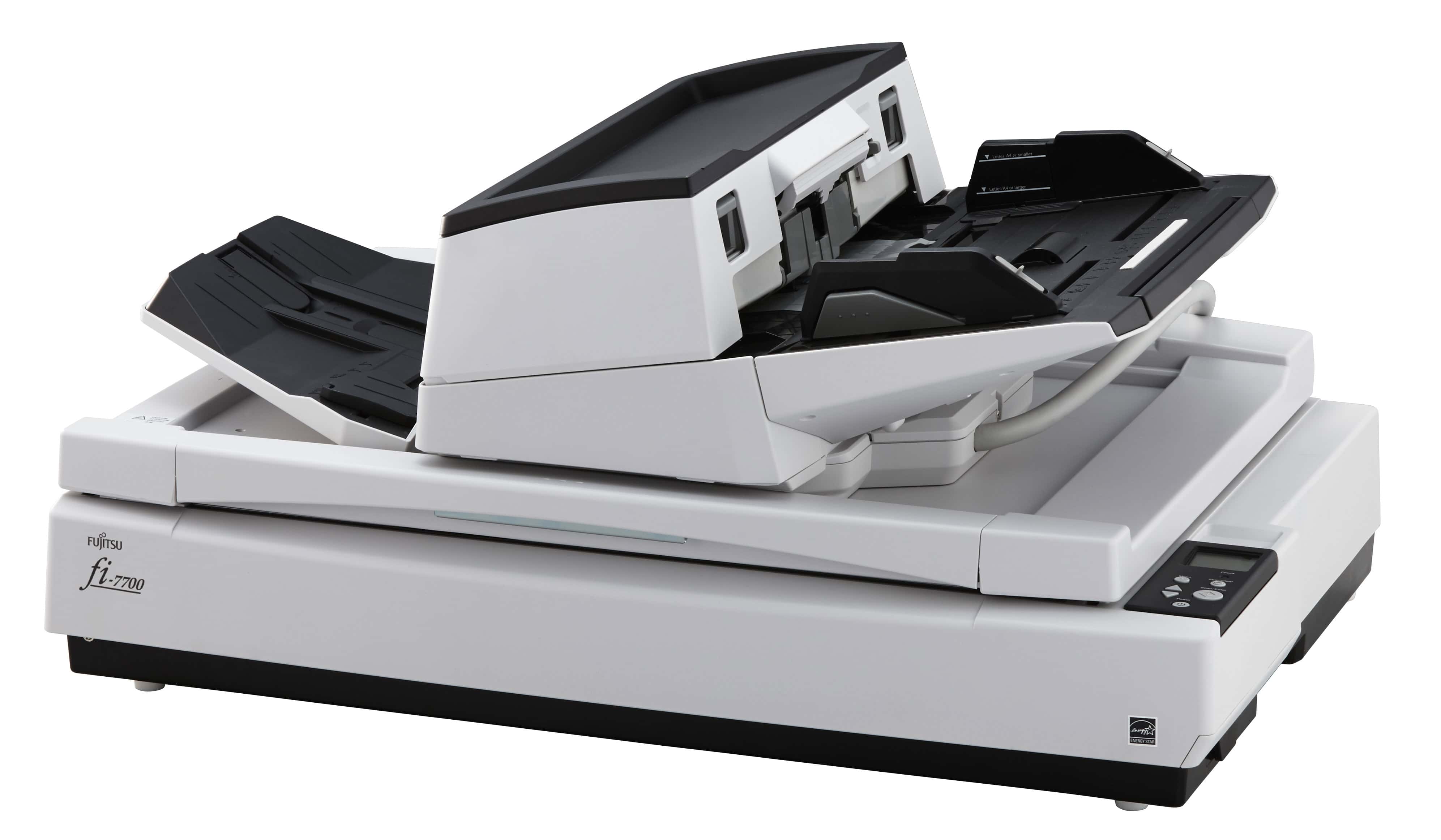 Ricoh fi-7700S Flatbed-/ADF-scanner 600 x 600 DPI A3 Zwart, Wit (PA03740-B301) thumbnail