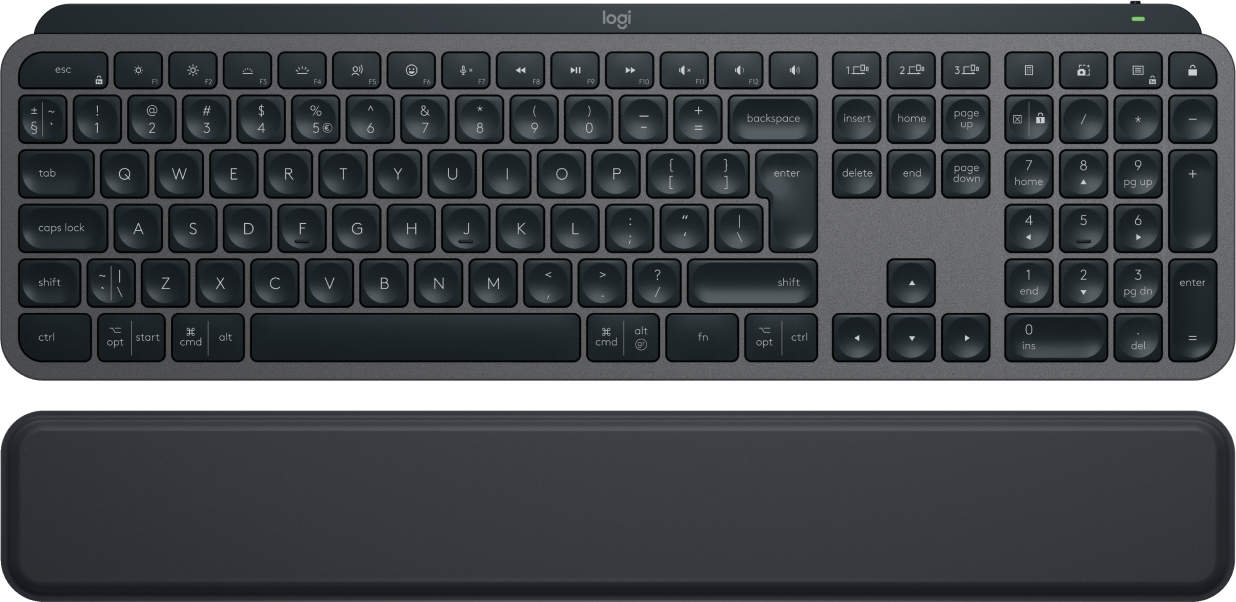 Logitech MX Keys S toetsenbord Bluetooth QWERTY US International Grafiet (920-011589) thumbnail