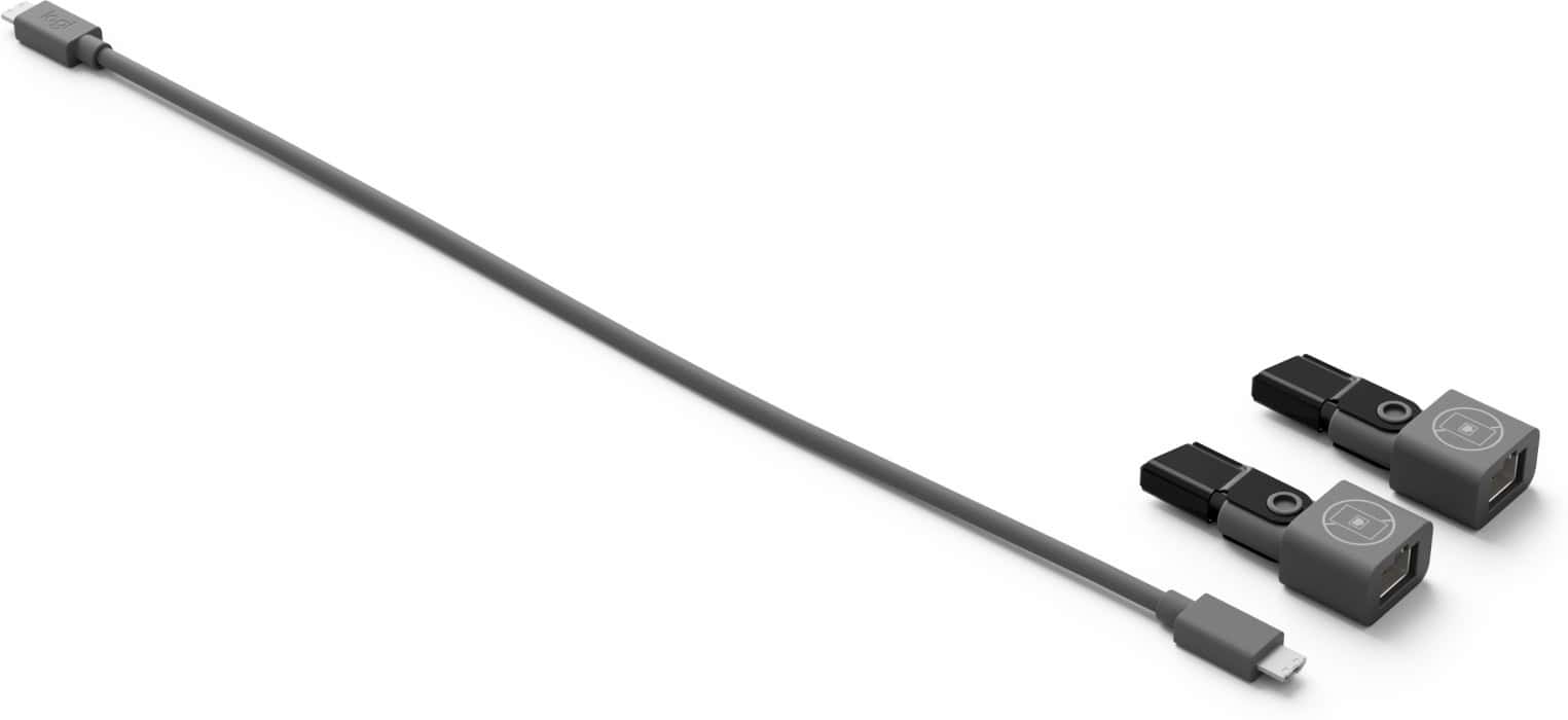 Logitech Rally Mic Pod CAT Coupler Verlengkabel Grafiet (952-000181) thumbnail