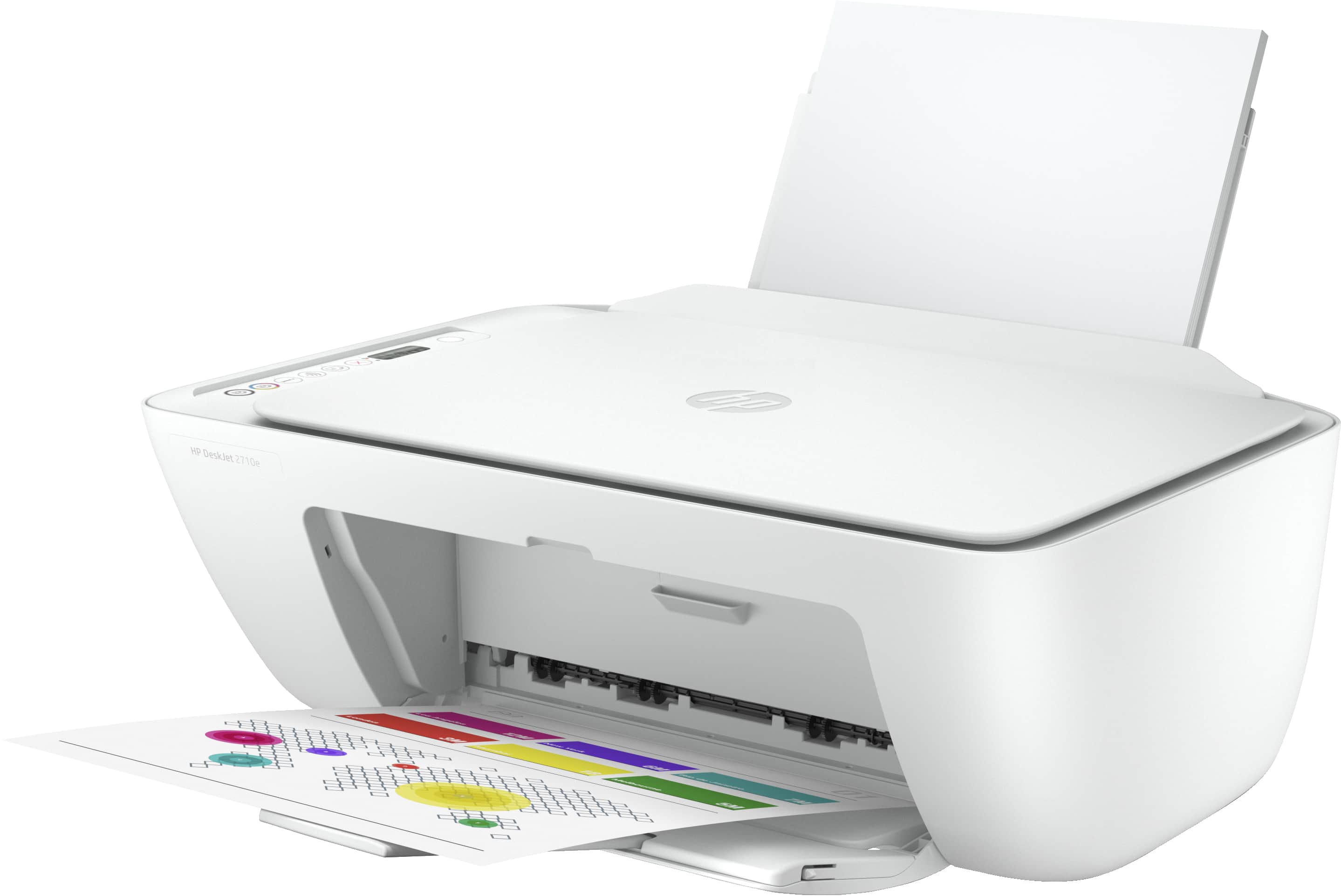 HP DeskJet HP 2710e All-in-One printer, Kleur, Printer voor Home, Printen, kopiëren, scannen, Draadloos; HP+; Geschikt voor HP Instant Ink; Printen vanaf een telefoon of tablet (26K72B#629) thumbnail