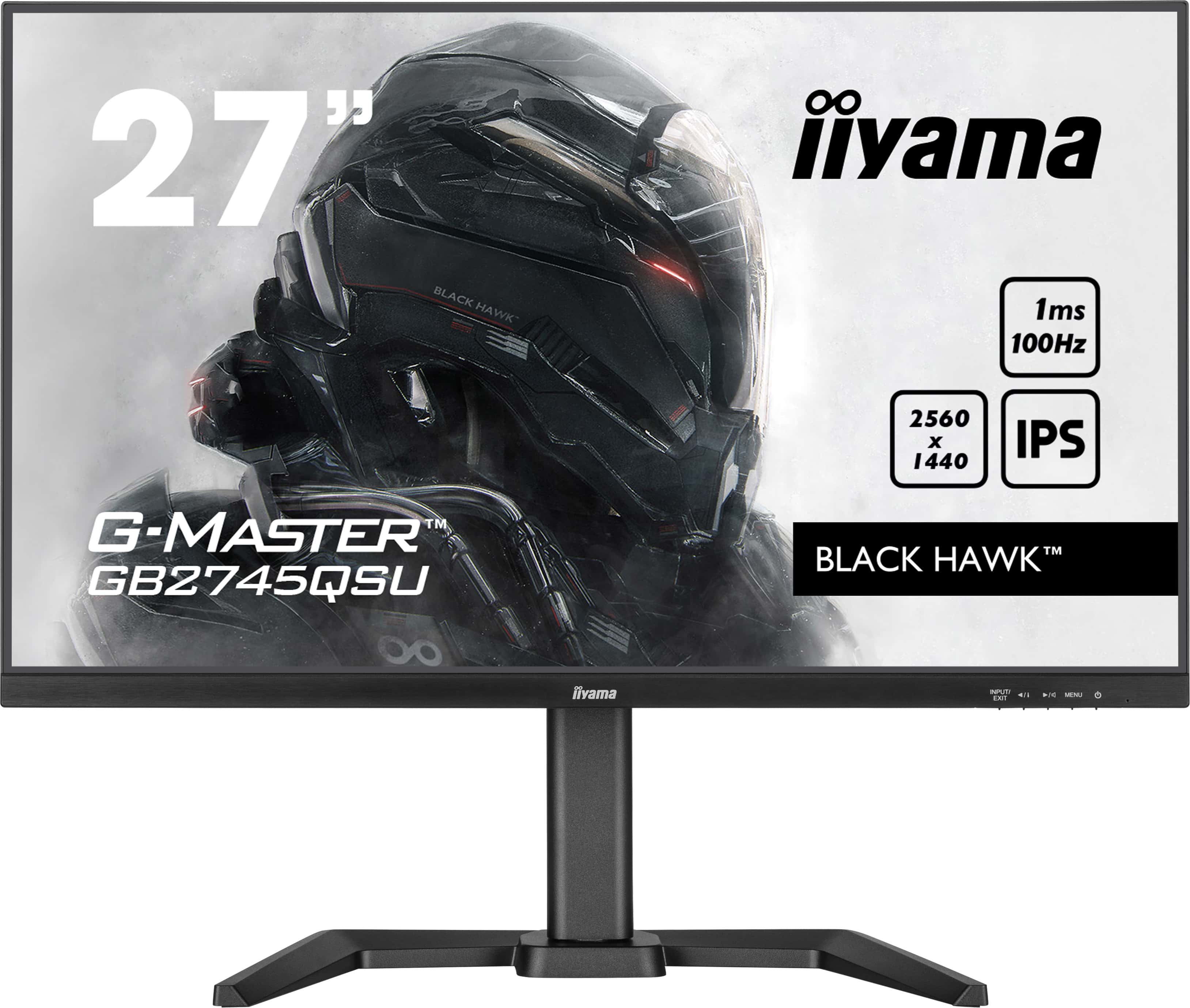 iiyama G-MASTER GB2745QSU-B1 computer monitor 68,6 cm (27) 2560 x 1440 Pixels 2K Ultra HD LED Zwart (GB2745QSU-B1) thumbnail