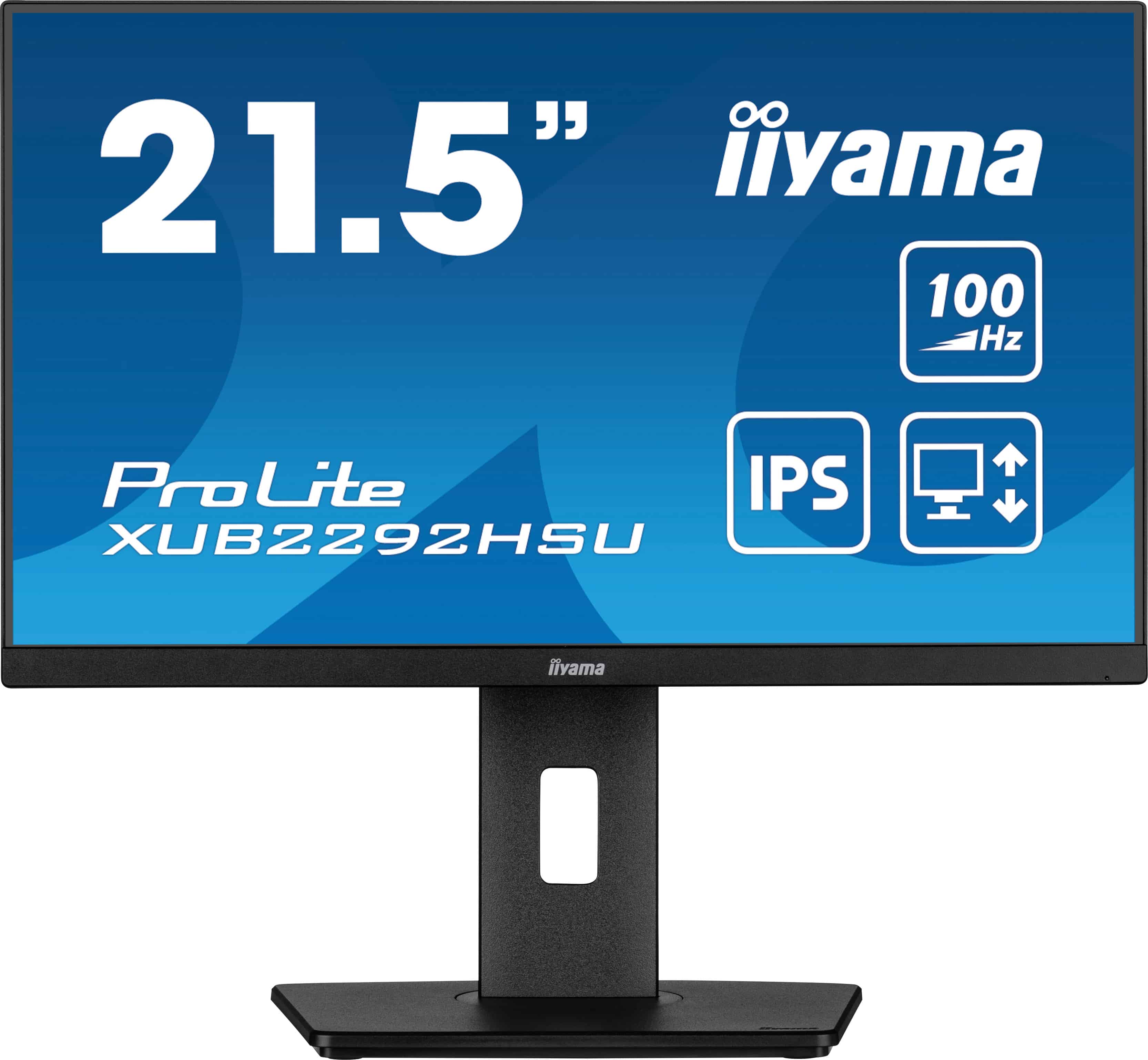iiyama ProLite XUB2292HSU-B6 computer monitor 55,9 cm (22") 1920 x 1080 Pixels Full HD LED Zwart (XUB2292HSU-B6) thumbnail