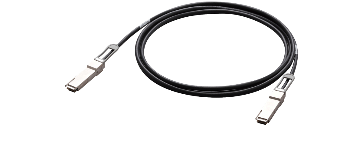 Allied Telesis AT-QSFP28-1CU Serial Attached SCSI (SAS)-kabel 1 m 25,8 Gbit/s Zwart, Zilver (AT-QSFP28-1CU) thumbnail