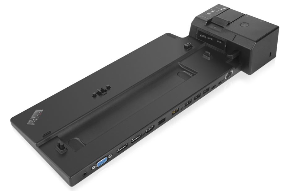 Lenovo 01HY744 laptop dock & poortreplicator Docking Zwart (01HY744) thumbnail