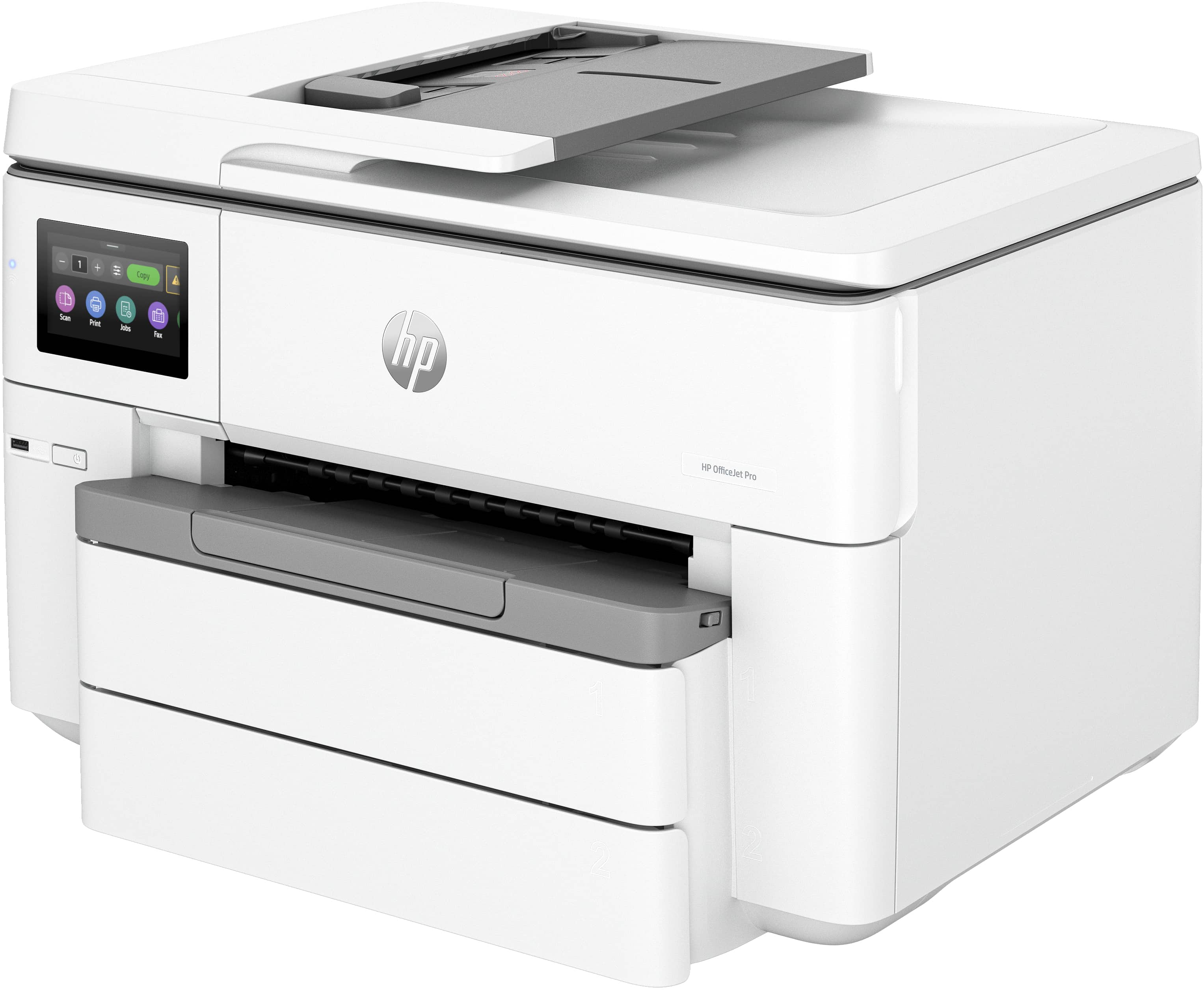 HP OfficeJet Pro HP 9730e Wide Format All-in-One printer, Kleur, Printer voor Kleine kantoren, Printen, kopiëren, scannen, HP+; geschikt voor HP Instant Ink; draadloos; dubbelzijdig printen; printen vanaf telefoon of tablet; automatische documentinvoer; U (537P6B#629) thumbnail