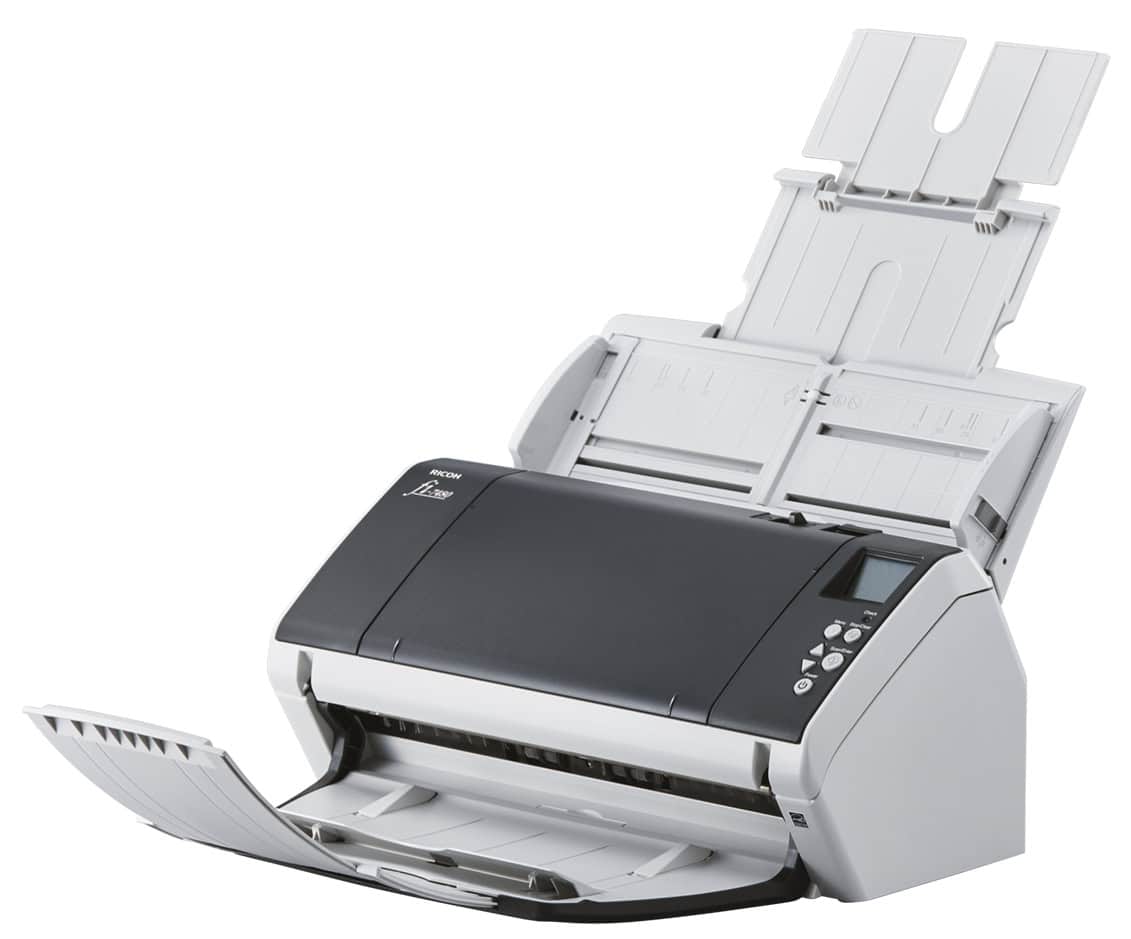 Ricoh fi-7480 ADF-scanner 600 x 600 DPI A3 Grijs, Wit (PA03710-B001) thumbnail
