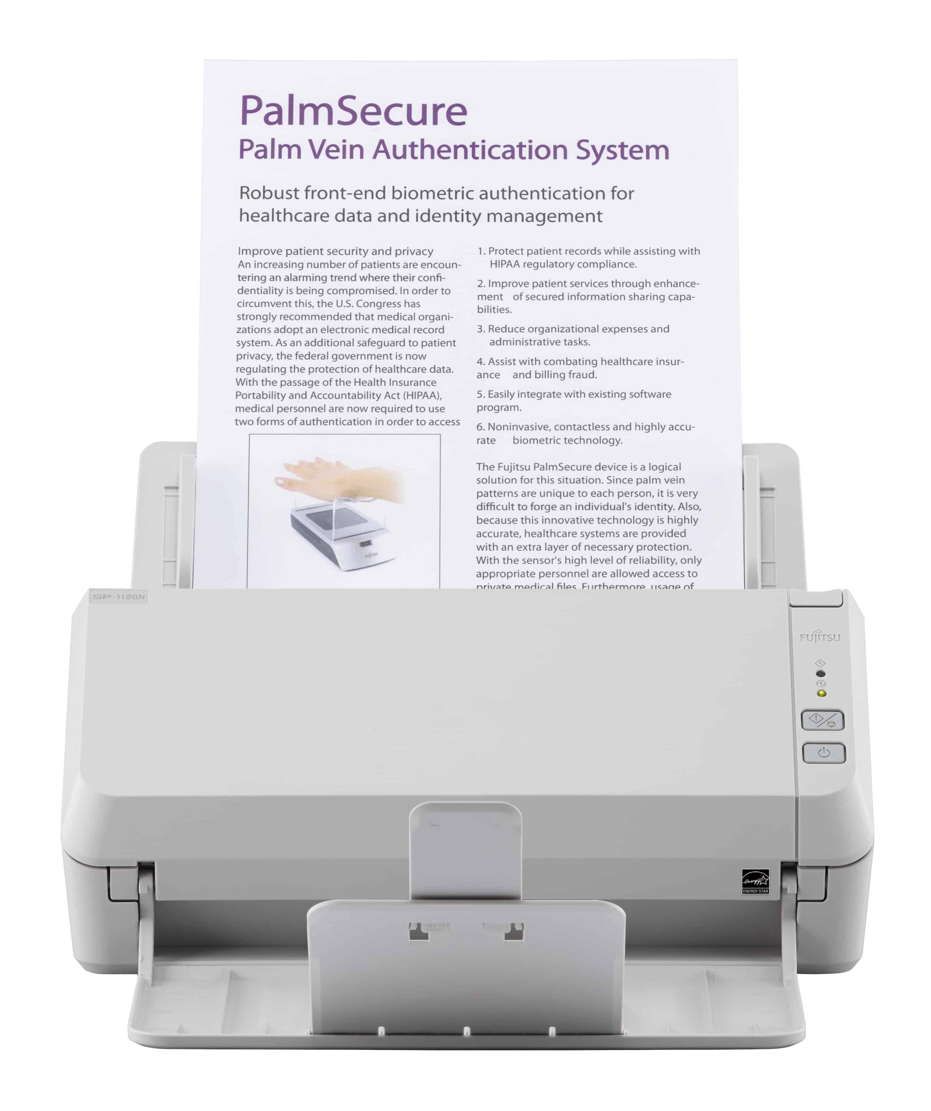 Fujitsu SP-1120N ADF-scanner 600 x 600 DPI A4 Grijs (PA03811-B001) thumbnail