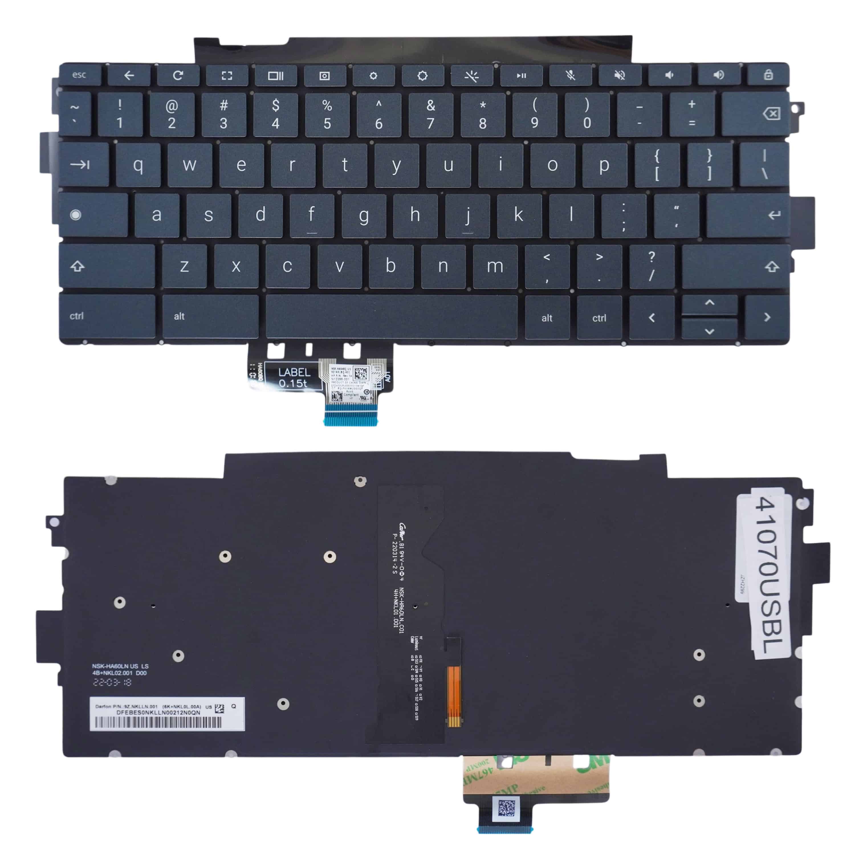 HP SPS-KBD SBL PVCY UK (N18721-031) thumbnail