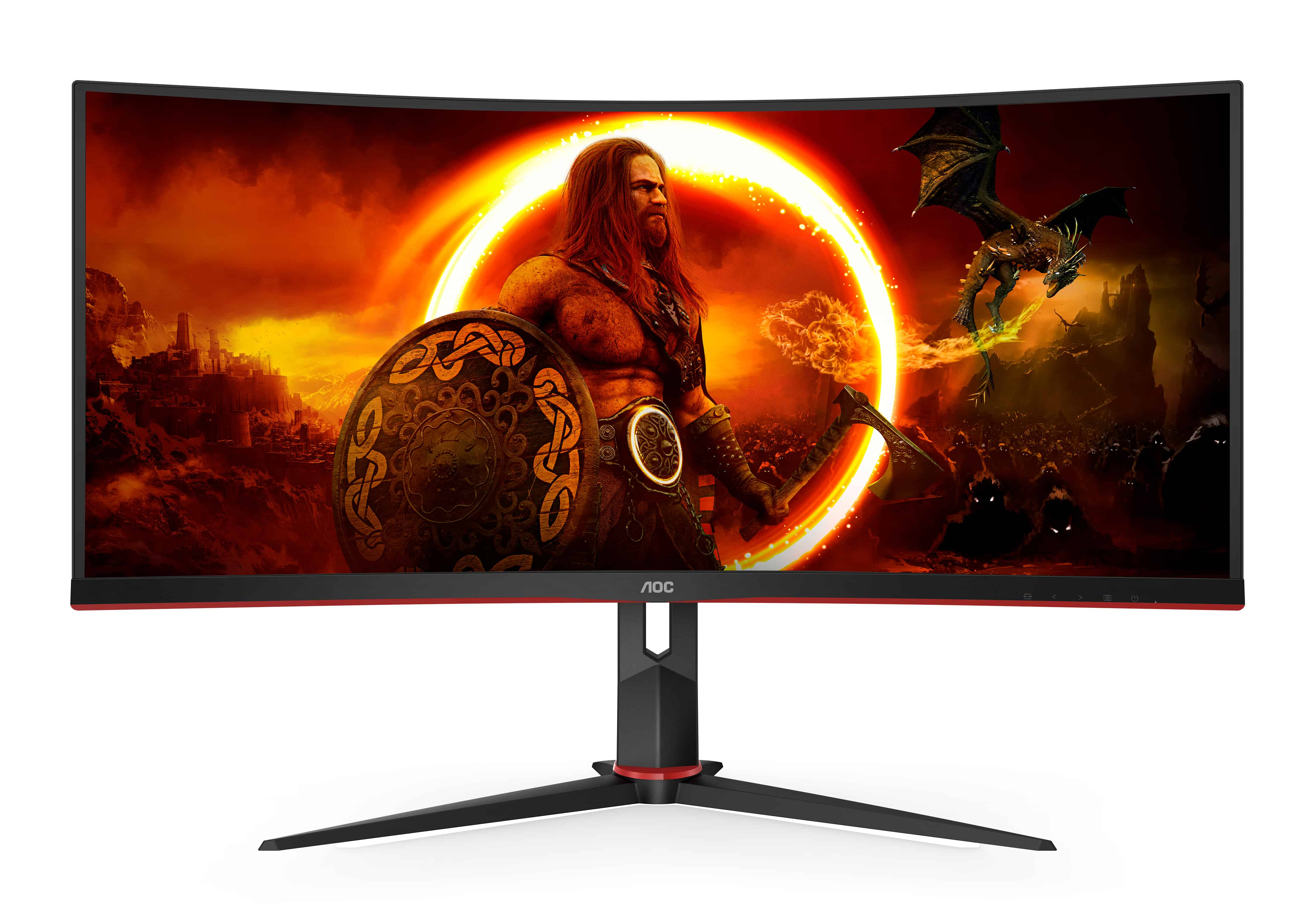 AOC G2 CU34G2XP/BK computer monitor 86,4 cm (34") 3440 x 1440 Pixels (CU34G2XP/BK) thumbnail