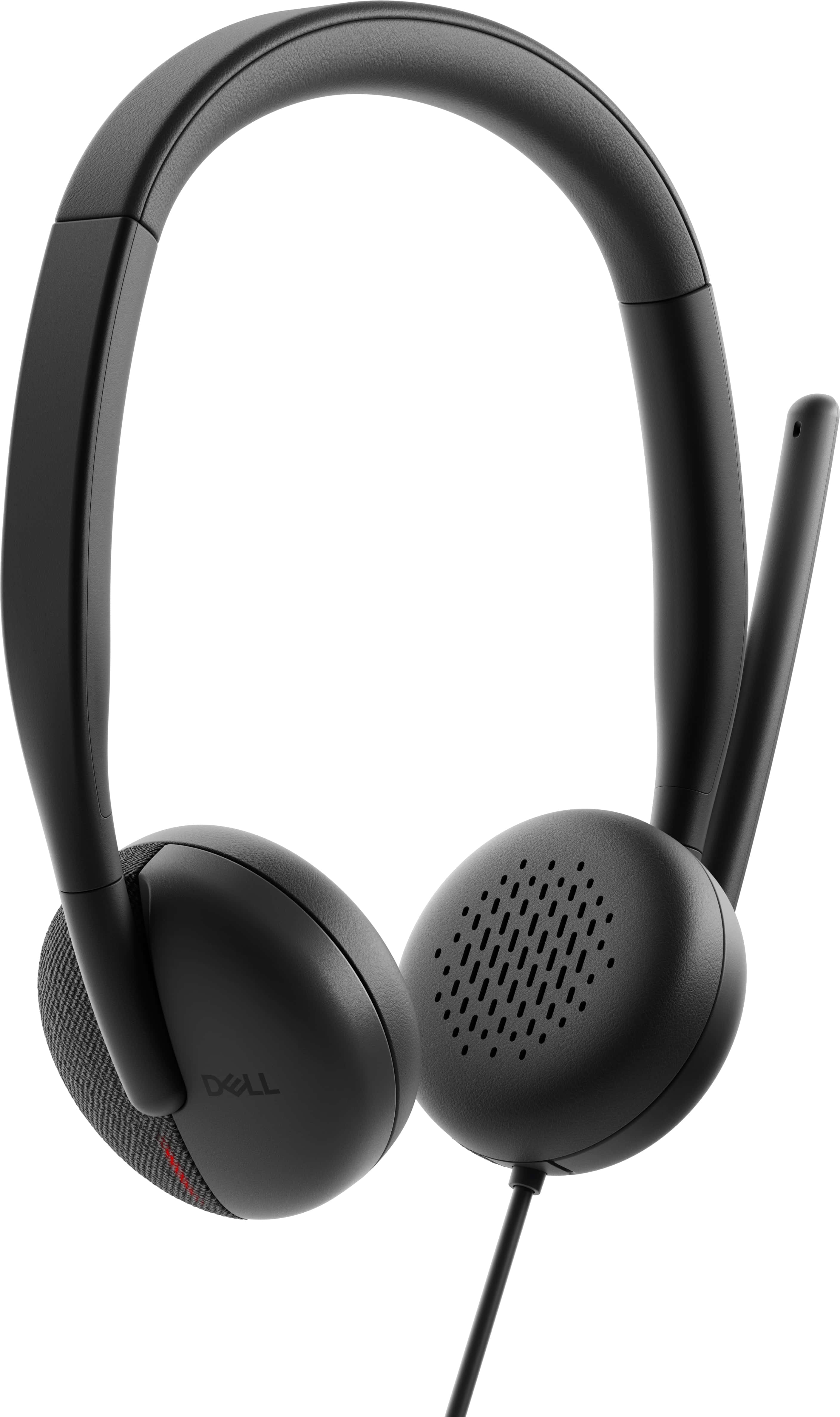 DELL WH3024 Headset Bedraad Hoofdband Oproepen/muziek USB Type-C Zwart (HE324-DWW) thumbnail