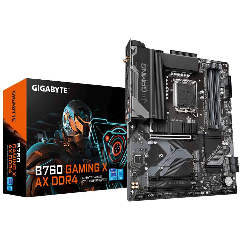 Gigabyte B760 GAMING X AX DDR4 moederbord Intel B760 Express LGA 1700 ATX (B760-GAMING-X-AX-DDR4-1.0) thumbnail