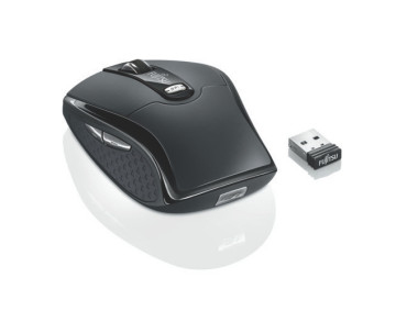 Fujitsu WI660 muis Ambidextrous RF Draadloos Track-on-glass (TOG) 2000 DPI (S26381-K471-L100) thumbnail