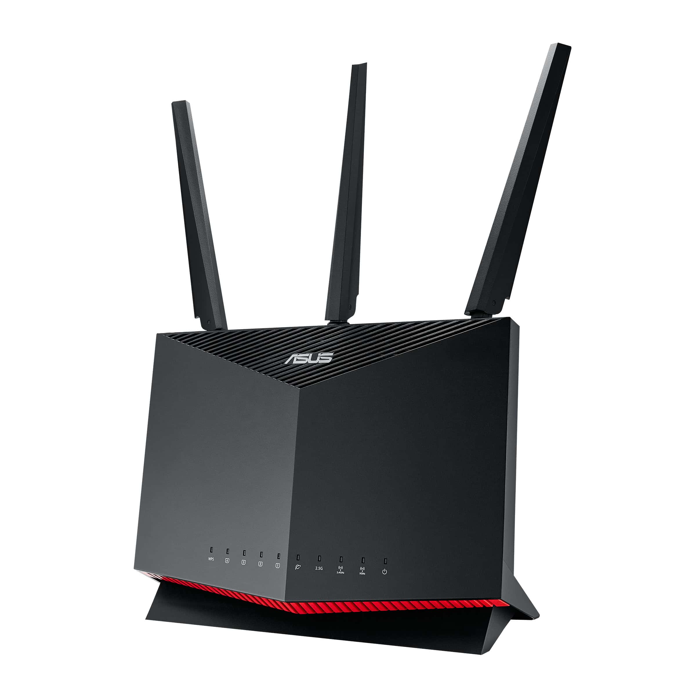 ASUS RT-AX86S draadloze router Gigabit Ethernet Dual-band (2.4 GHz / 5 GHz) Zwart (90IG05F0-MU2A00) thumbnail