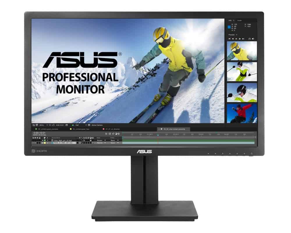 ASUS PB278QV computer monitor 68,6 cm (27) 2560 x 1440 Pixels Quad HD LED Zwart (90LMGA301T02251C) thumbnail