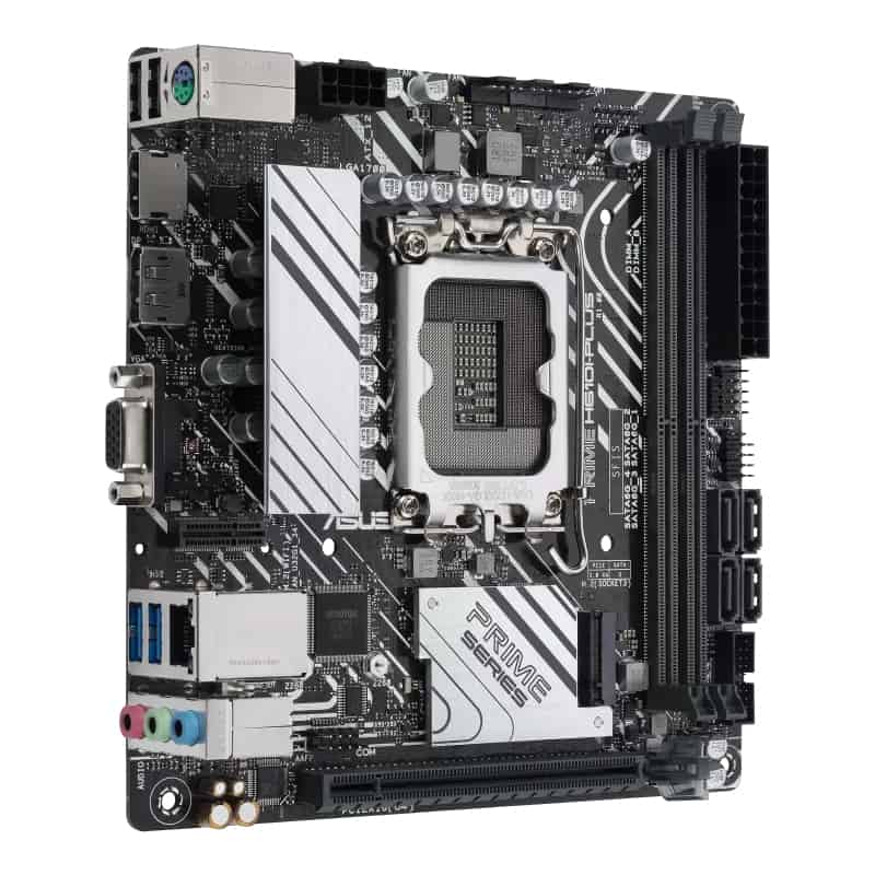 ASUS PRIME H610I-PLUS-CSM Intel H610 LGA 1700 mini ITX (90MB1GB0-M0EAYC) thumbnail