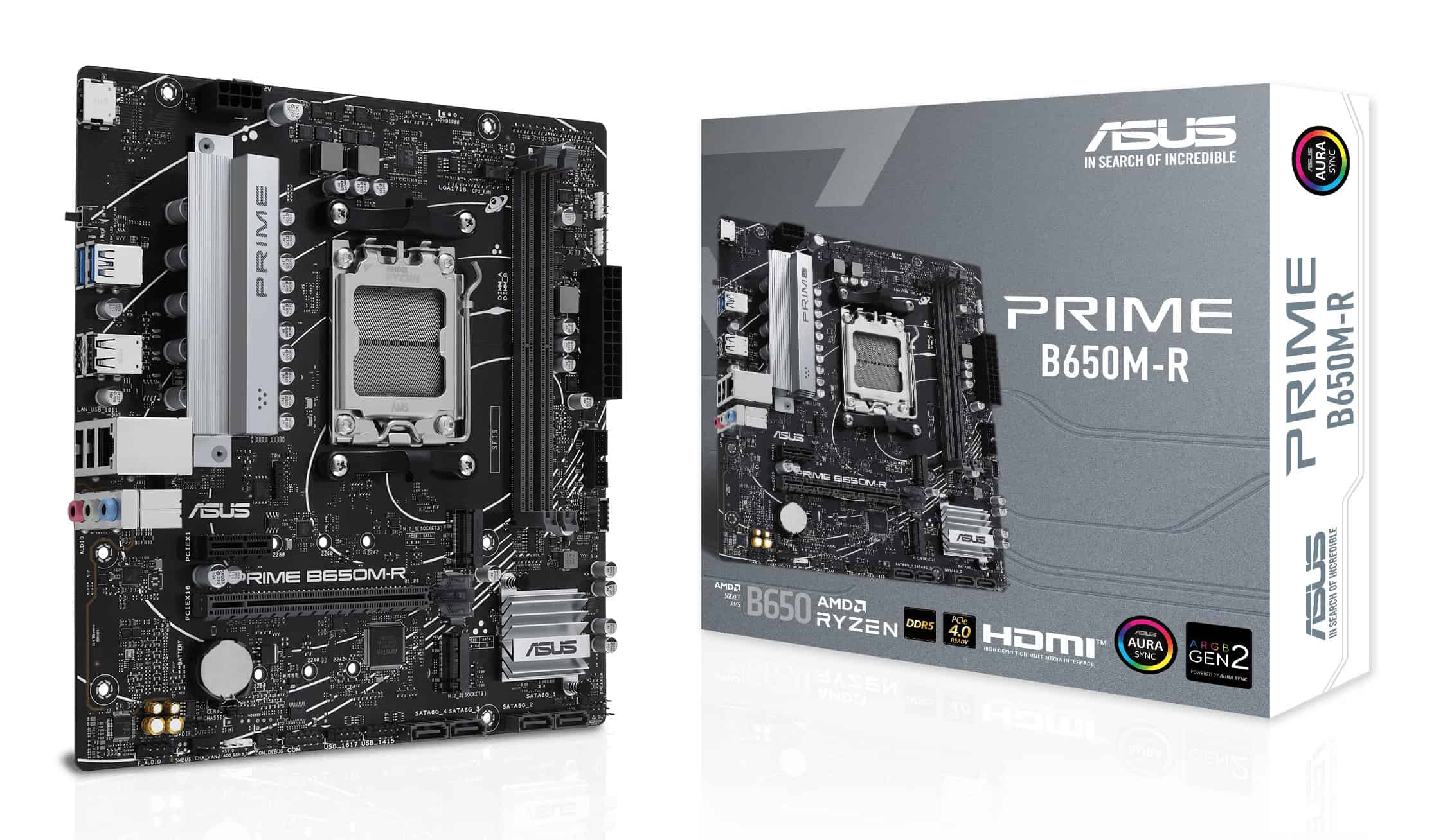 ASUS PRIME B650M-R AMD B650 Socket AM5 micro ATX (90MB1H30-M0EAY0) thumbnail