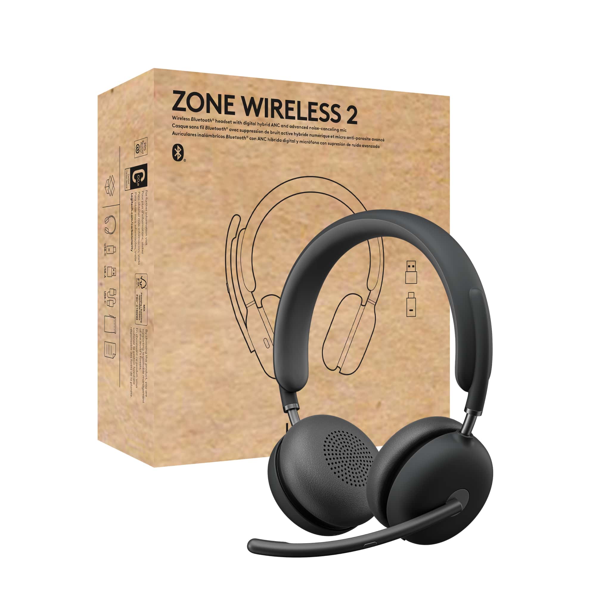 Logitech Zone Wireless 2 Teams (981-001152) thumbnail