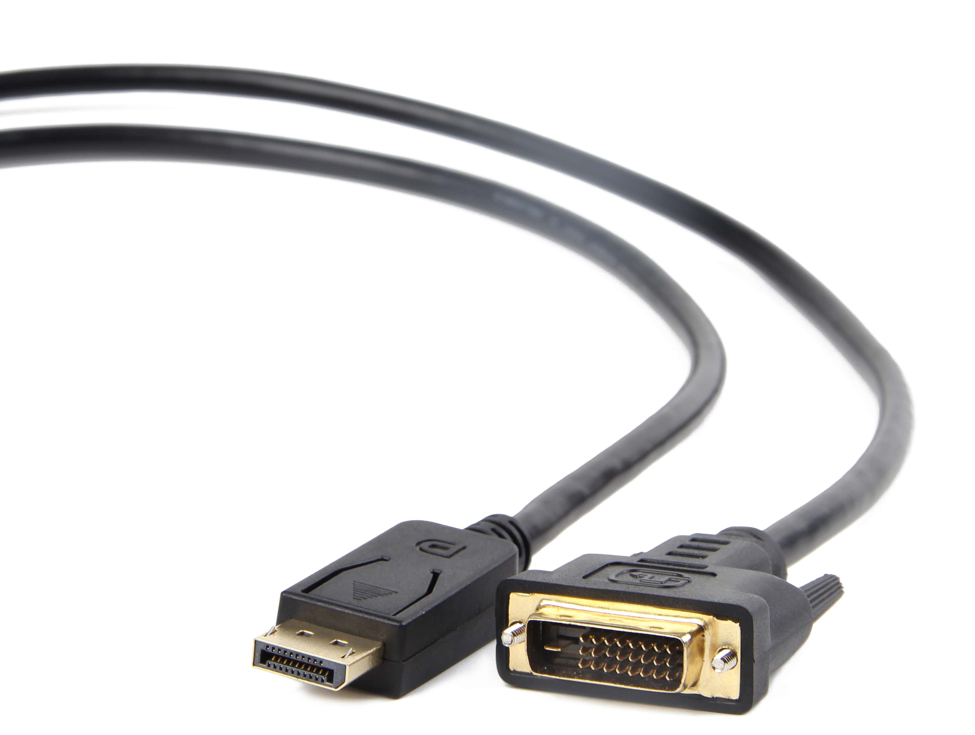 Gembird CC-DPM-DVIM-3M video kabel adapter DisplayPort DVI Zwart (CC-DPM-DVIM-3M) thumbnail