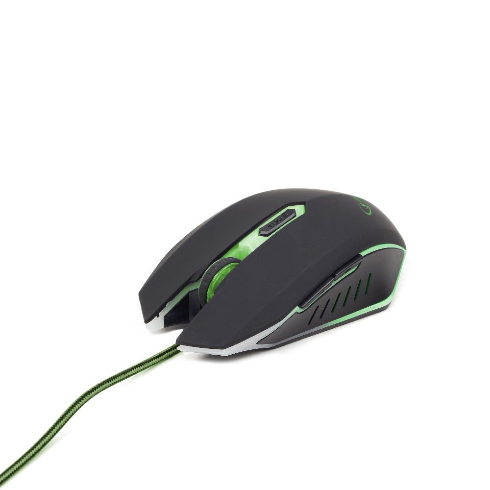 Gembird MUSG-001-G muis Ambidextrous USB Type-A 2400 DPI (MUSG-001-G) thumbnail