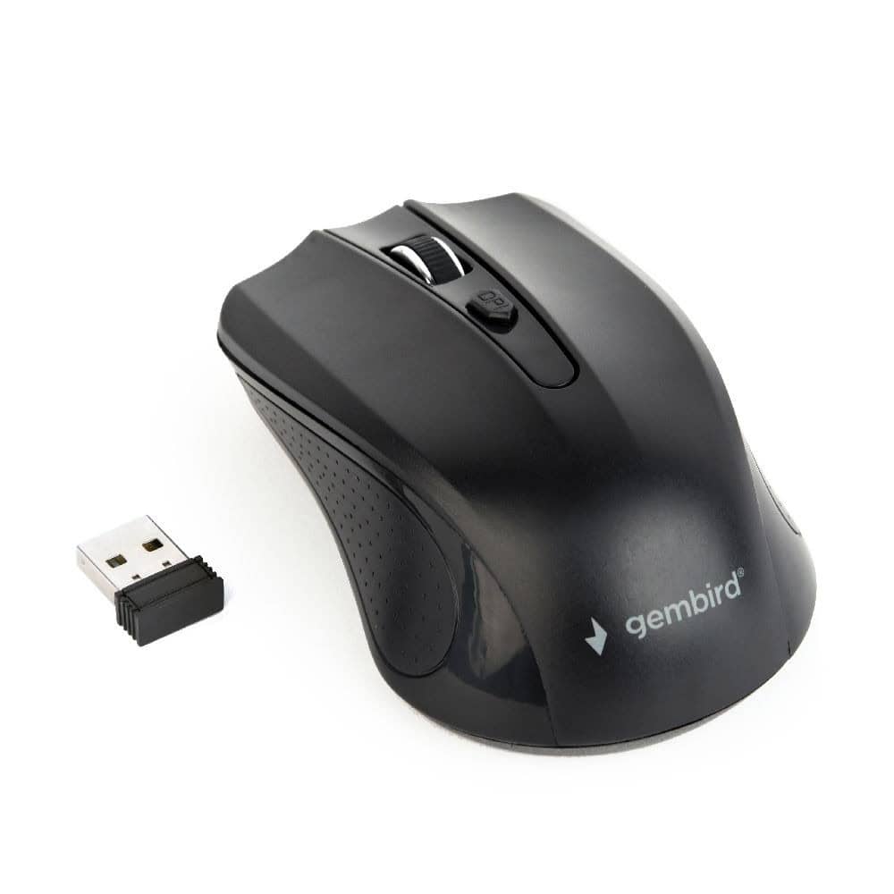 Gembird MUSW-4B-04 muis Ambidextrous RF Draadloos Optisch 1600 DPI (MUSW-4B-04) thumbnail