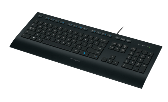 Logitech K280E Pro f/ Business toetsenbord USB QWERTY Scandinavisch Zwart (920-005216) thumbnail