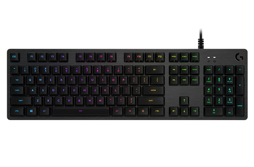 Logitech G G512 CARBON LIGHTSYNC RGB Mechanical Gaming Keyboard with GX Brown switches toetsenbord USB Scandinavisch Koolstof (920-009349) thumbnail Logitech G G512 CARBON LIGHTSYNC RGB Mechanical Gaming Keyboard with GX Brown switches toetsenbord USB Scandinavisch Koolstof (920-009349) thumbnail