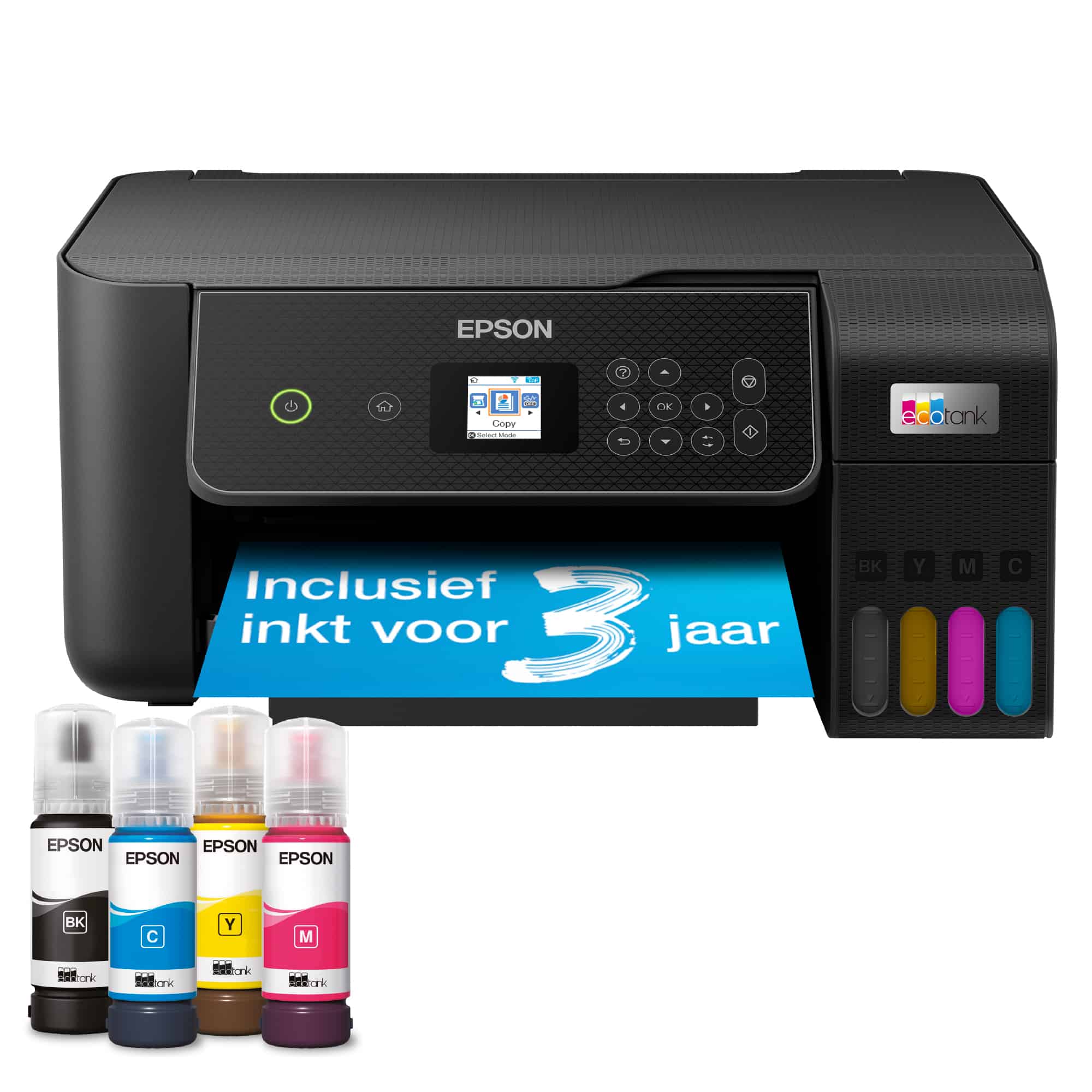 Epson EcoTank ET-2875 A4 multifunctionele Wi-Fi-printer met inkttank, inclusief tot 3 jaar inkt (C11CJ66424) thumbnail