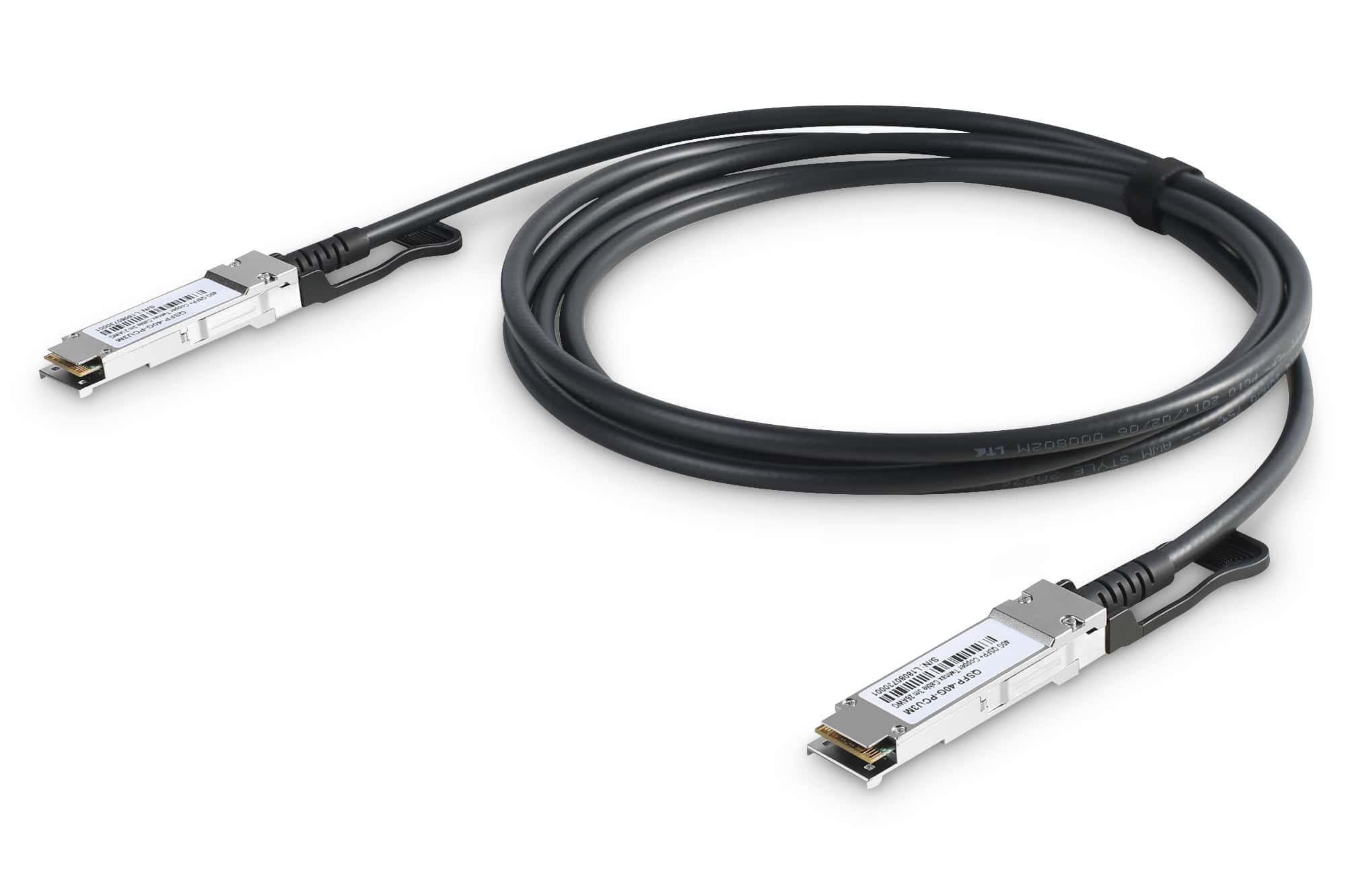 Digitus DN-81307 Glasvezel kabel 1 m QSFP+ DAC Zwart (DN-81307) thumbnail