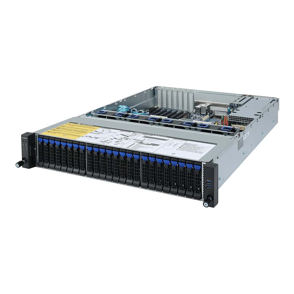 Gigabyte R272-Z31 Socket SP3 Rack (2U) Zwart (6NR272Z31MR-00) thumbnail