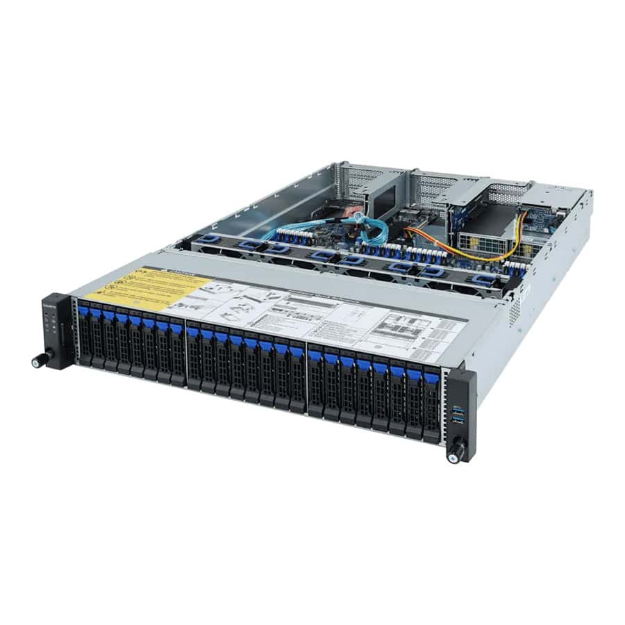 GIGABYTE R282-Z91 AMD SoC Socket SP3 Rack (2U) (6NR282Z91MR-00) thumbnail