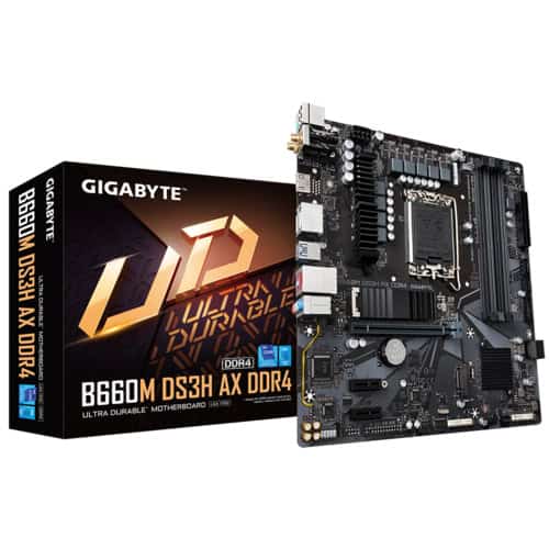 Gigabyte B660M DS3H AX DDR4 moederbord Intel B660 LGA 1700 micro ATX (B660M DS3H AX DDR4) thumbnail