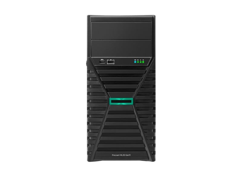 HPE ProLiant ML30 Gen11 Intel Xeon E-2414 Quad-Core (3.40GHz 12MB) 16GB (1 x 16GB) 4 x LFF Intel VROC RAID 800W (P65095-421) thumbnail